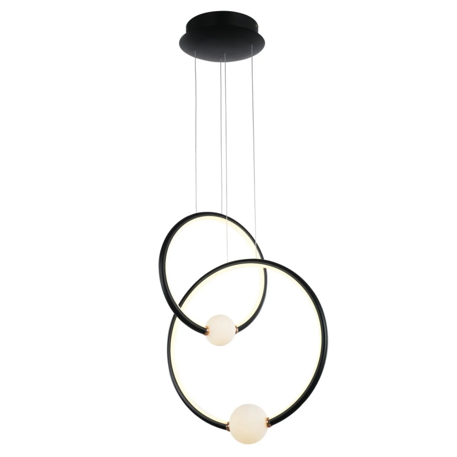 Cheap Geometryczna lampa wisząca PND-20112035-2B-BL LOZANNA | Kaja Żyrandole Nowoczesne