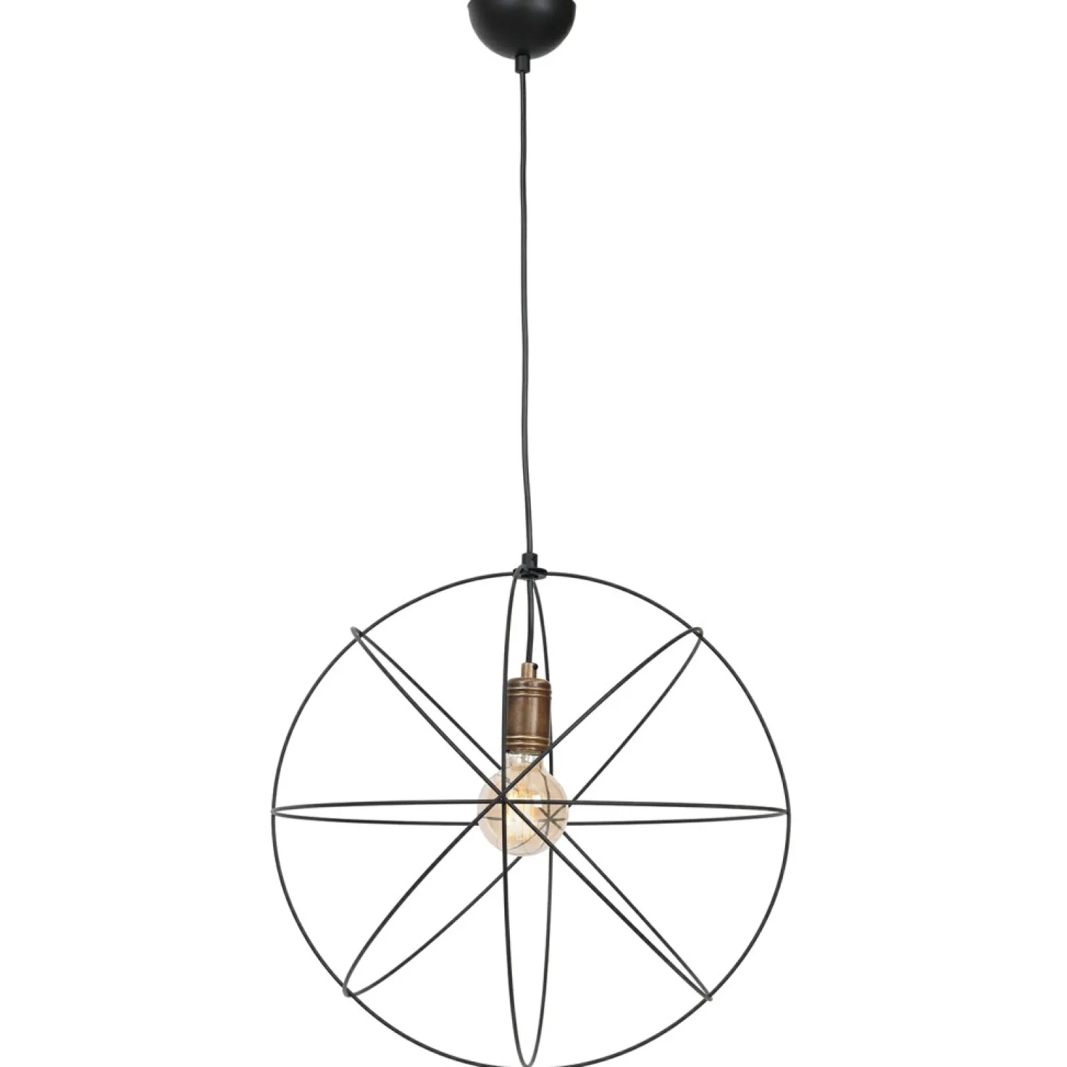 Store Geometryczna lampa wisząca z drutu LX 955 GERID | Kaja Oświetlenie Żyrandole Nowoczesne