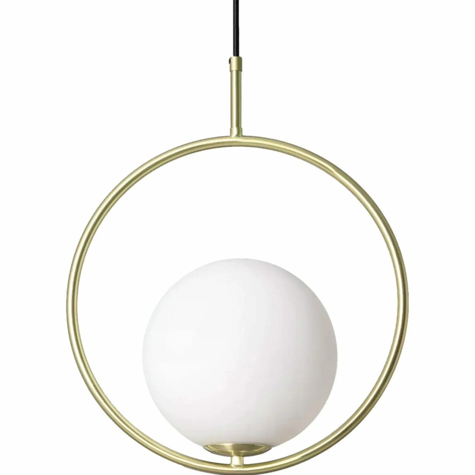 Outlet Geometryczna, złota lampa z kloszem ABR-KGR-E27 MILANO | Kaja Żyrandole Nowoczesne