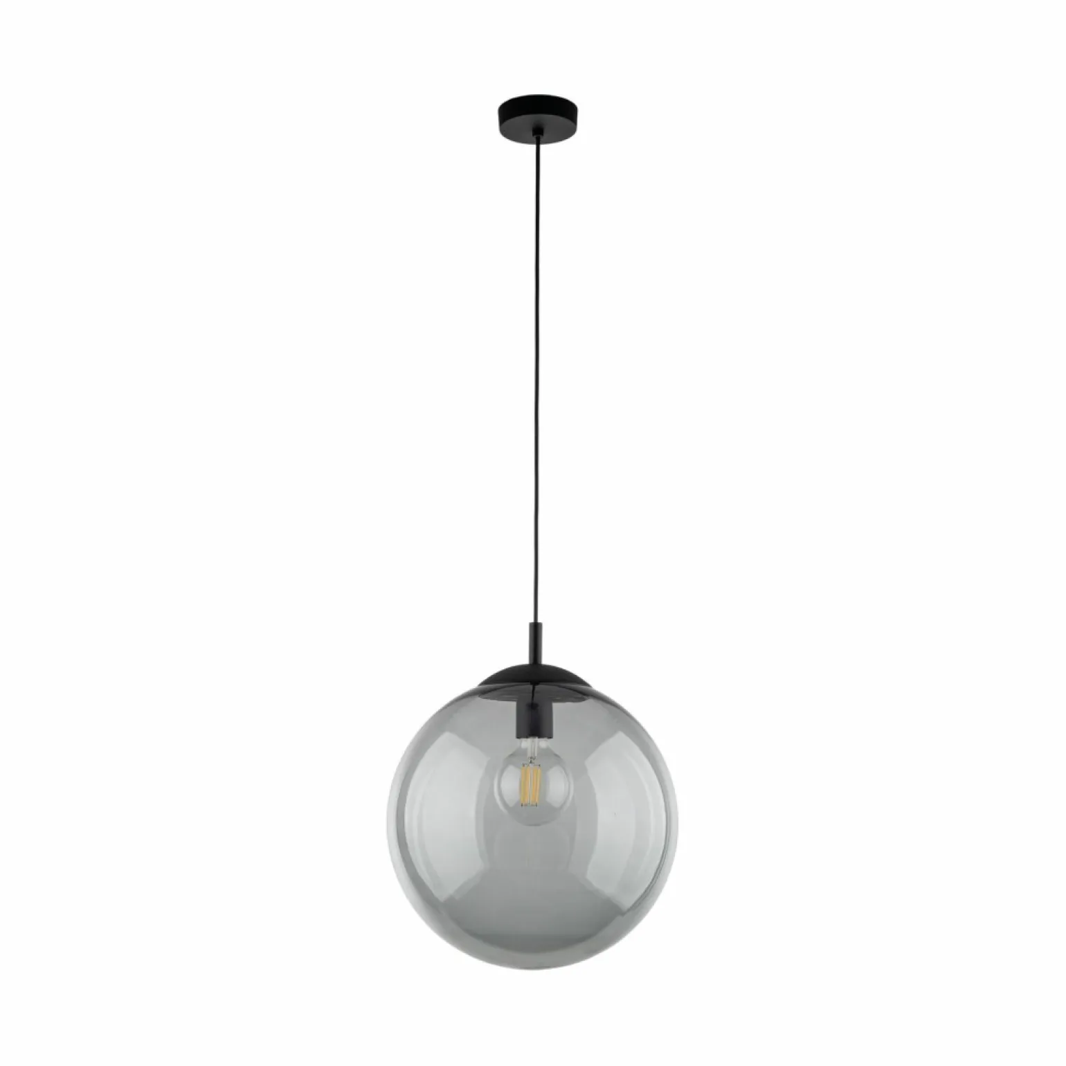 Clearance Grafitowa, kulista lampa wisząca ⌀35cm TK 5380 ESME GRAPHITE | Kaja Żyrandole Nowoczesne