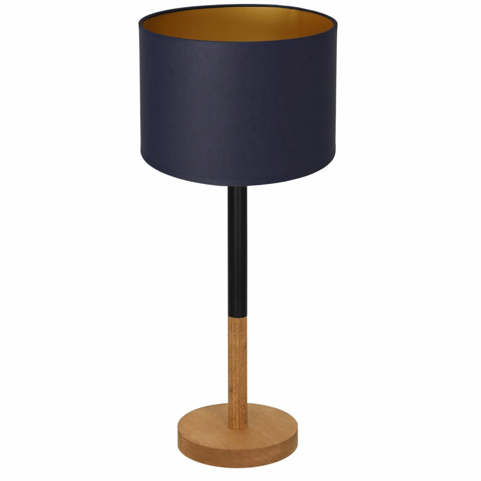 Sklep Kaja Granatowo-brązowa lampka stołowa, nocna LX 3828 z serii TABLE LAMPS* Lampki Stołowe Z Abażurem | Tradycyjne Lampki Stołowe