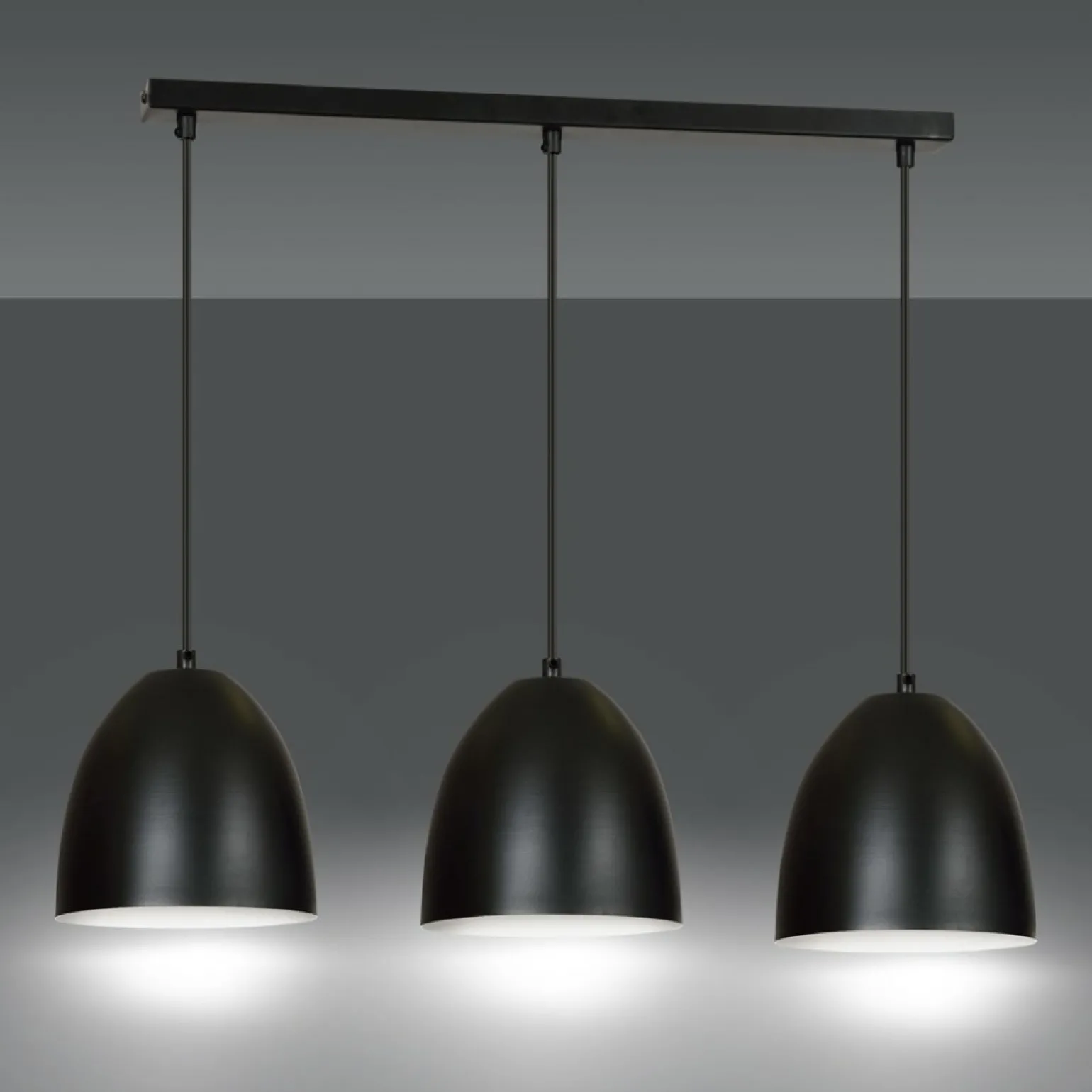 Best Sale Gustowna lampa wisząca na listwie do jadalni 391/3 | Kaja Oświetlenie Żyrandole Nowoczesne