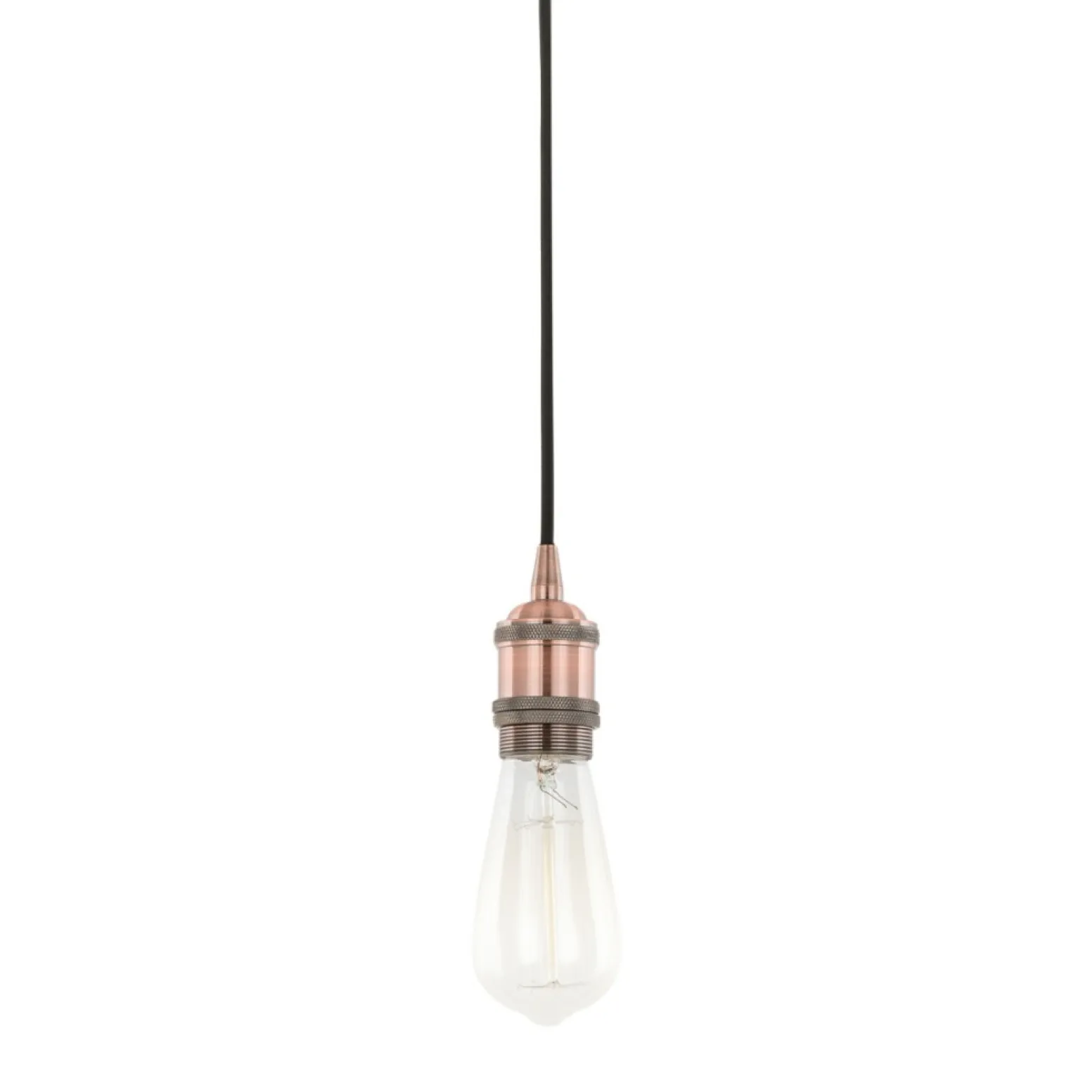 Hot Industrialna lampa bez klosza DS-M-034 RED COPPER CLASSO | Kaja Żyrandole Nowoczesne