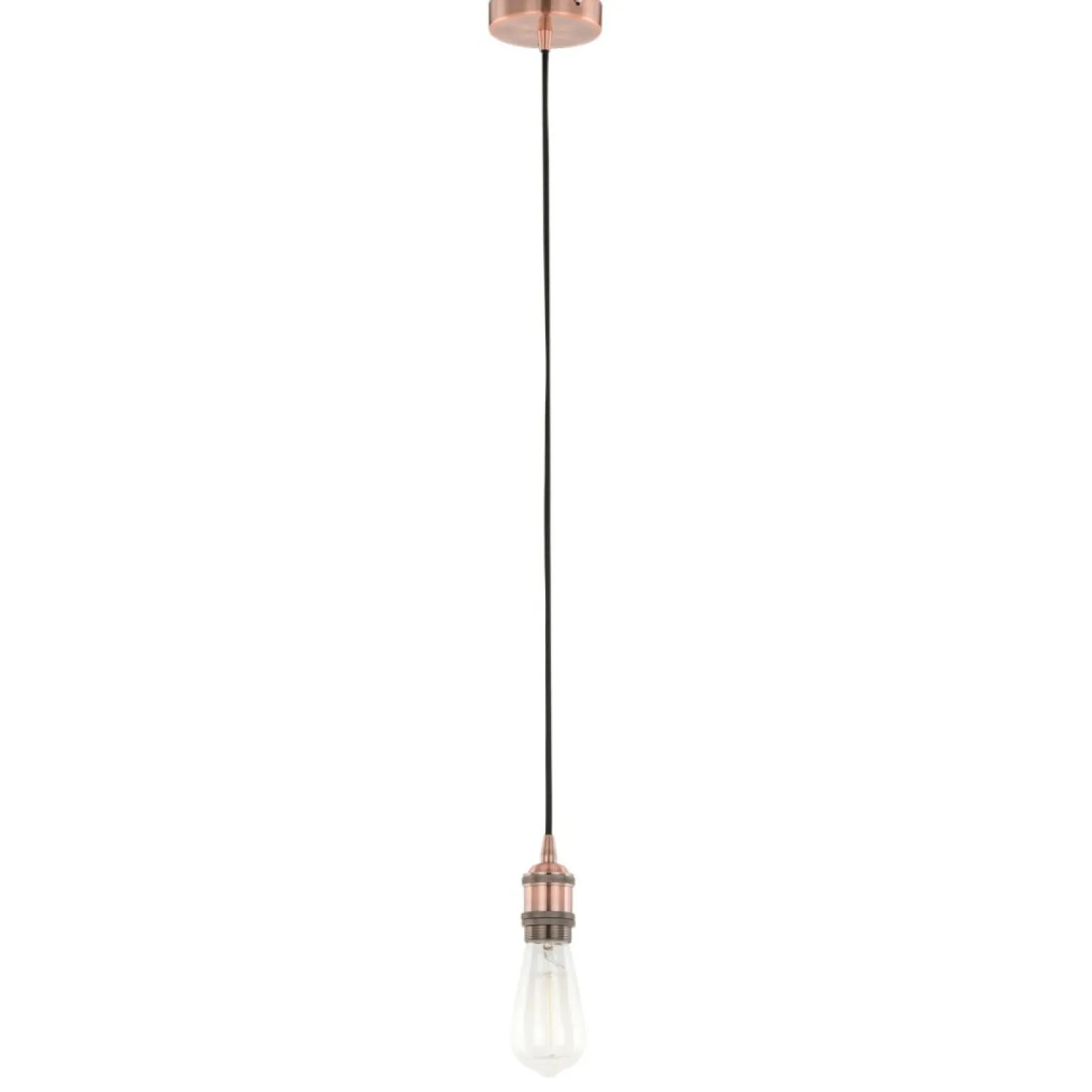 Hot Industrialna lampa bez klosza DS-M-034 RED COPPER CLASSO | Kaja Żyrandole Nowoczesne