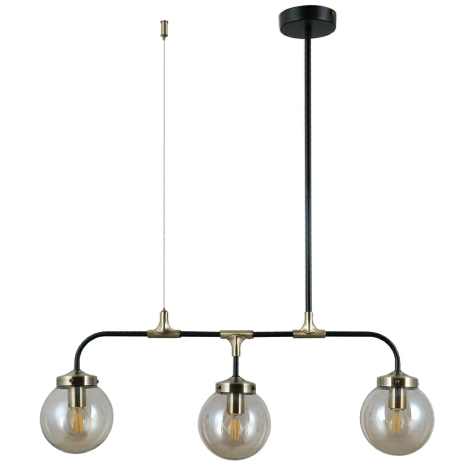 Discount Industrialna lampa wisząca nad stół PND-48882-3 VALPENA | Kaja Żyrandole Nowoczesne