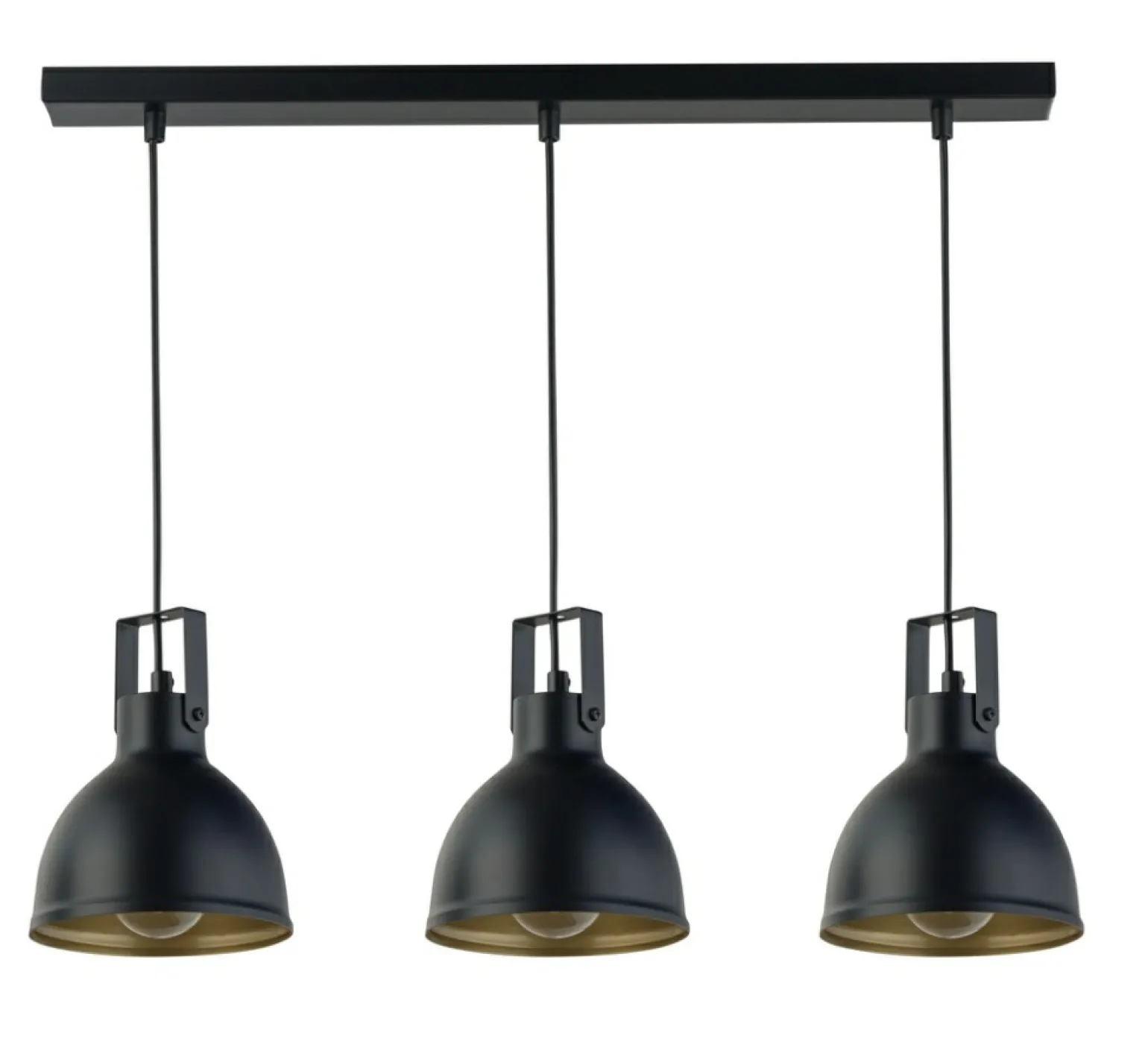 Best Sale Industrialna lampa wisząca nad stół w jadalni SIG 32262 - MARS CZ/ZŁ Żyrandole Nowoczesne