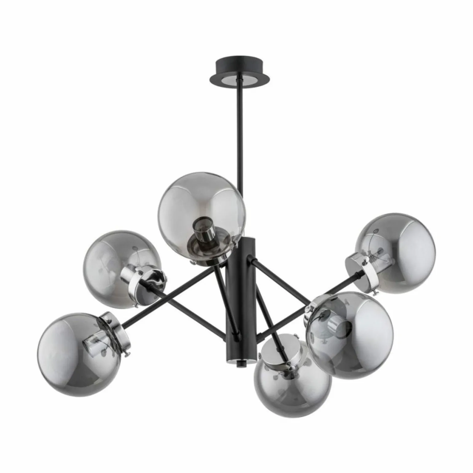 Outlet Industrialna lampa z grafitowymi kloszami AL 60808 NANCY | Kaja Żyrandole Nowoczesne