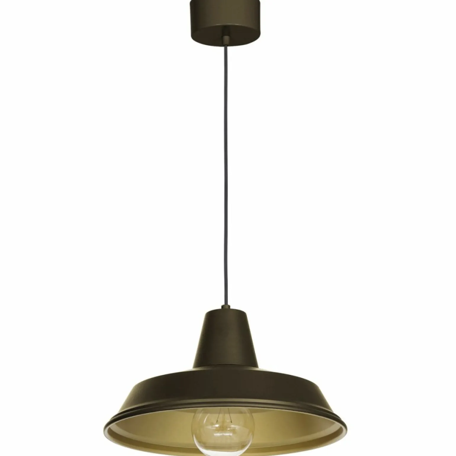 Best Sale Industrialna, złota lampa wisząca ⌀36 LX 4046 CLASS | Kaja Oświetlenie Żyrandole Nowoczesne