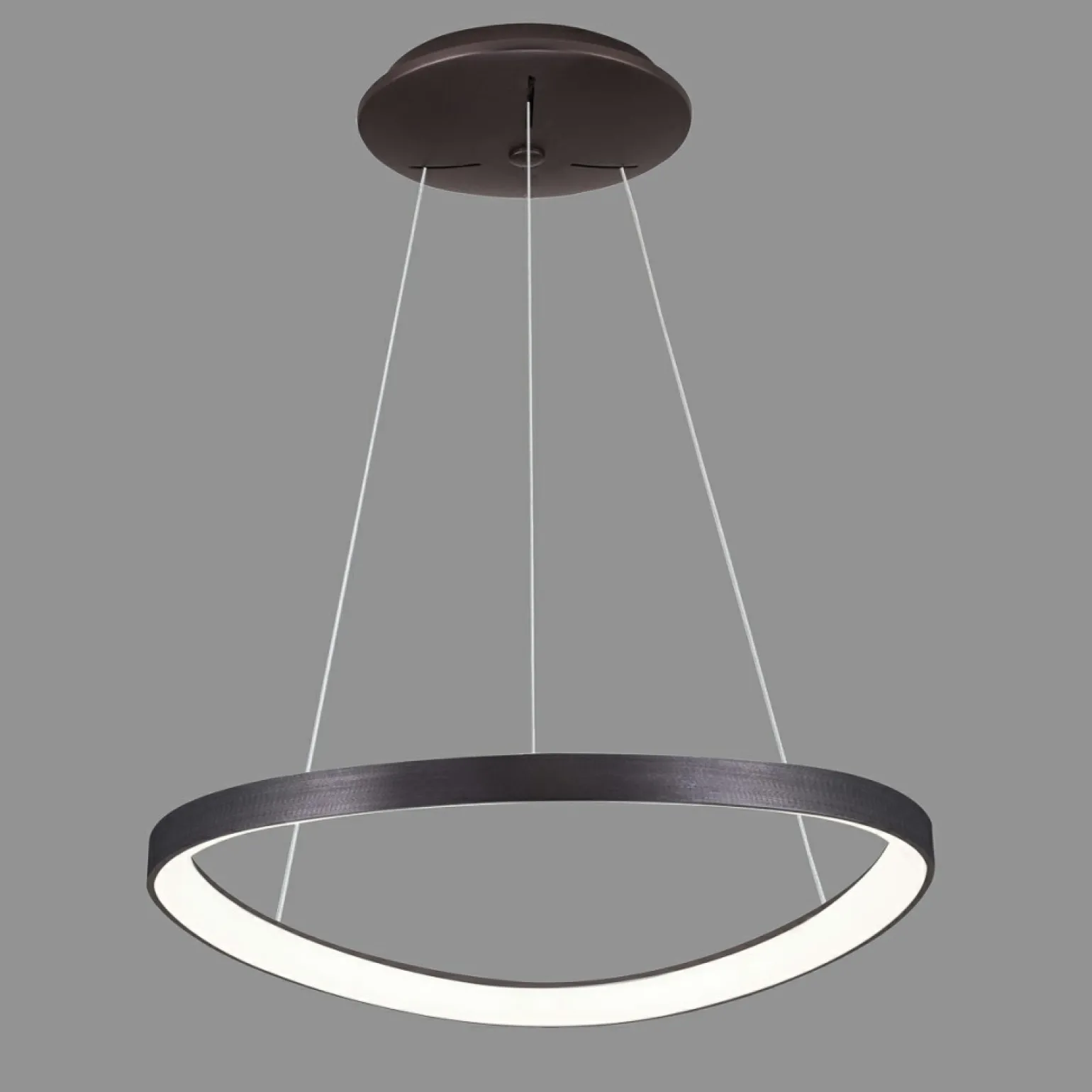Hot Kawowa, ledowa lampa wisząca 5355-848ROP-BC-3 MORFI | Kaja Oświetlenie Żyrandole Nowoczesne