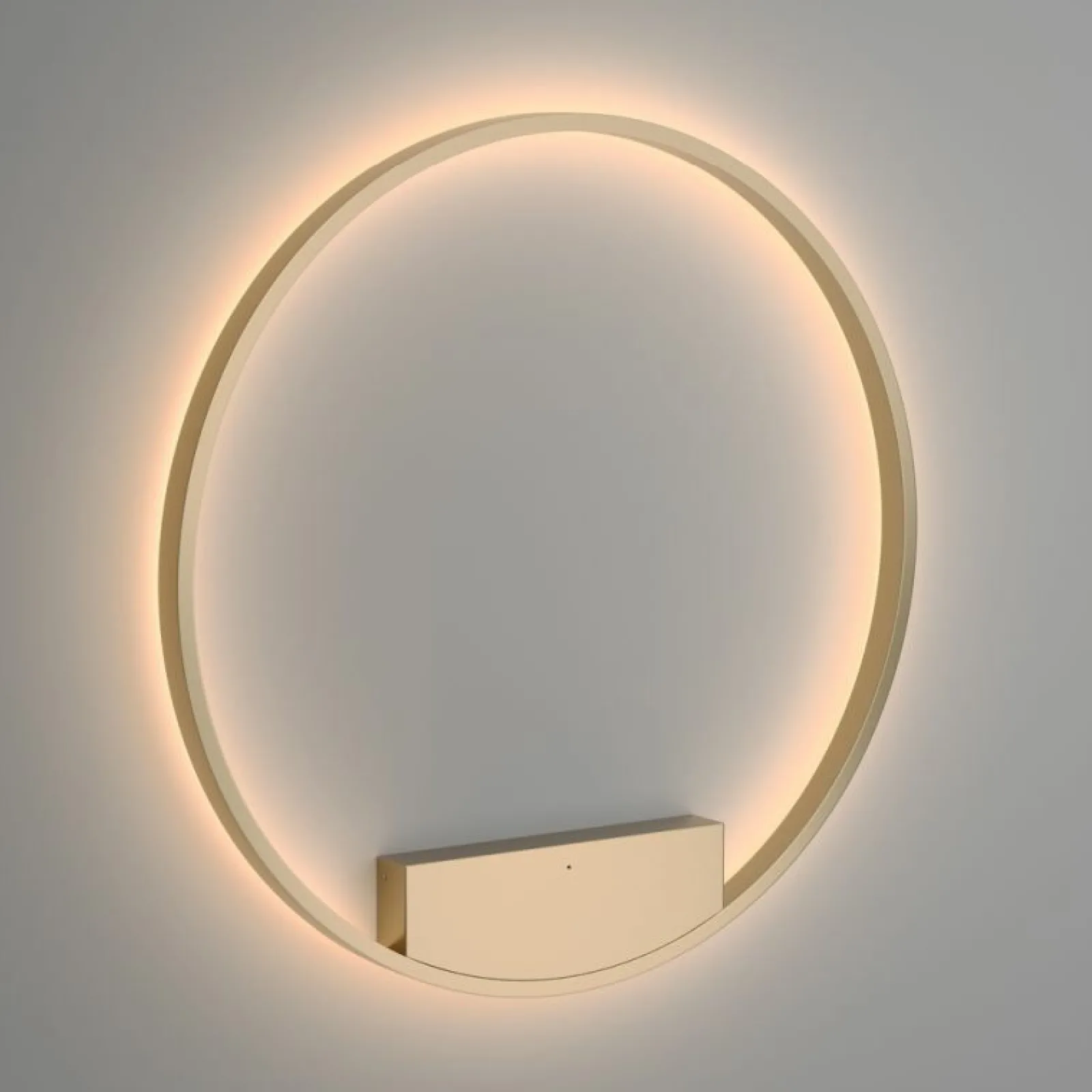 Sklep Kaja Kinkiet ścienny, kolor złoty, okrąg Ø80cm MOD058WL-L50BS3K z serii RIM* Lampy Led