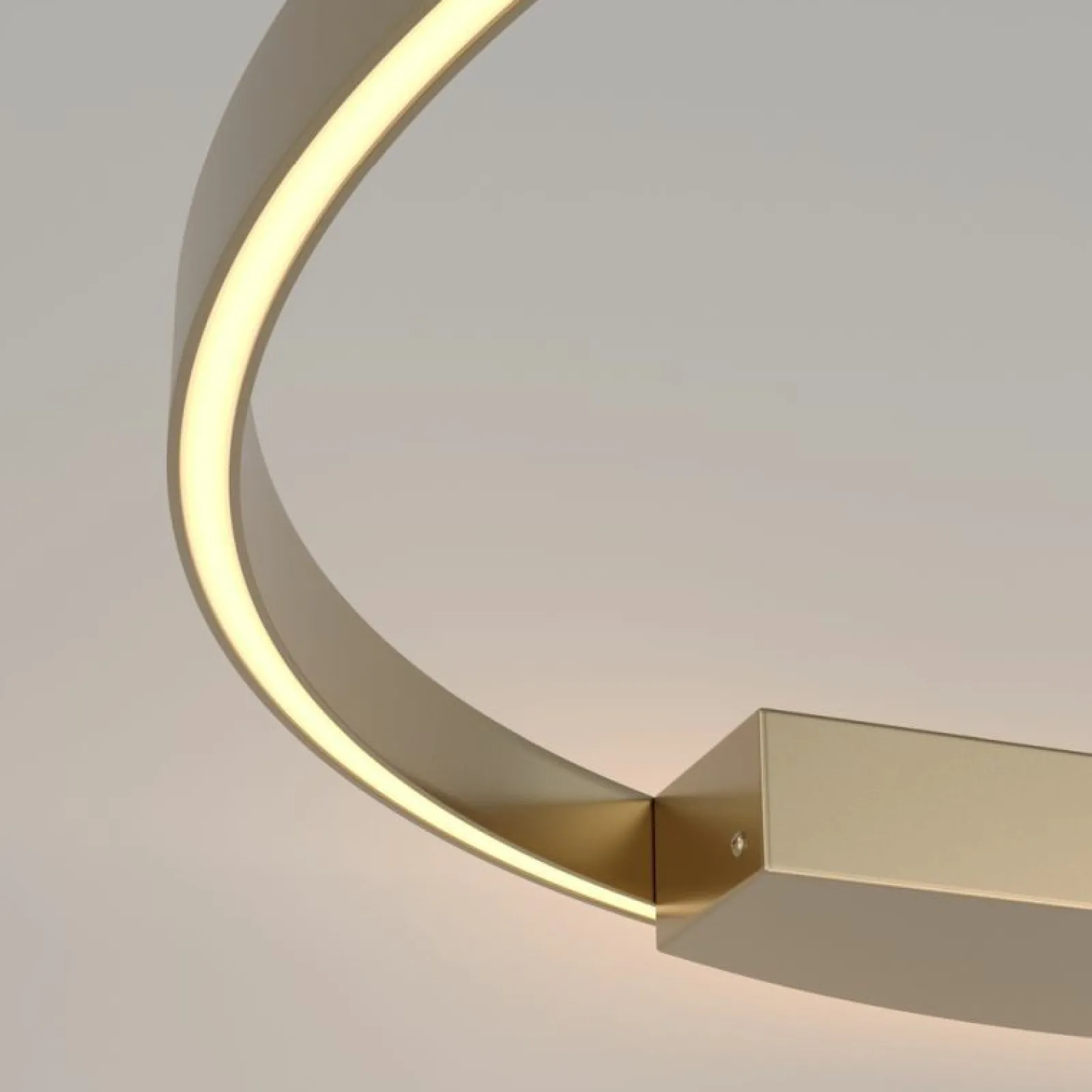 Sklep Kaja Kinkiet ścienny, kolor złoty, okrąg Ø80cm MOD058WL-L50BS3K z serii RIM* Lampy Led
