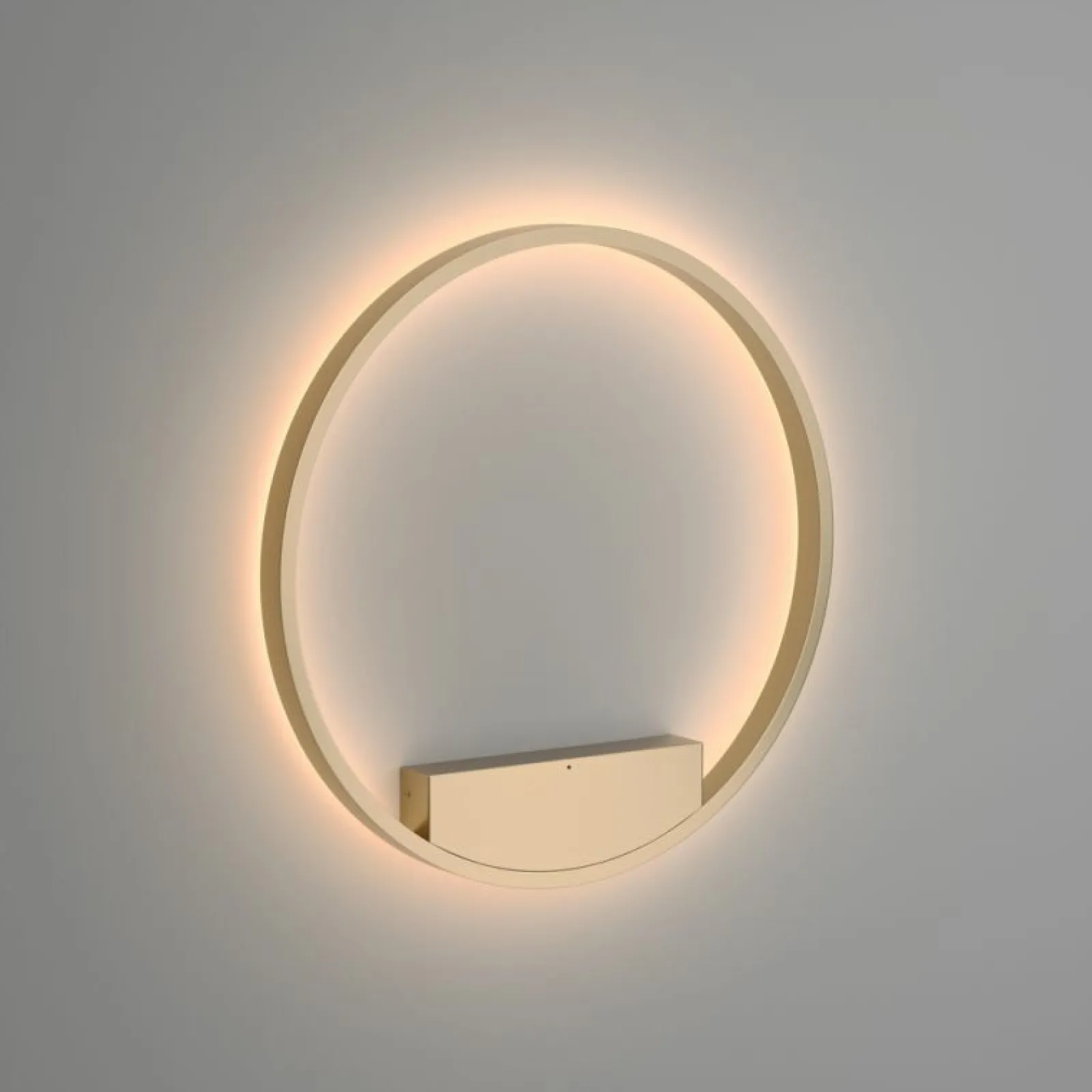 Sklep Kaja Kinkiet w złotym kolorze, średnica 60cm MOD058WL-L35BS3K z serii RIM* Lampy Led