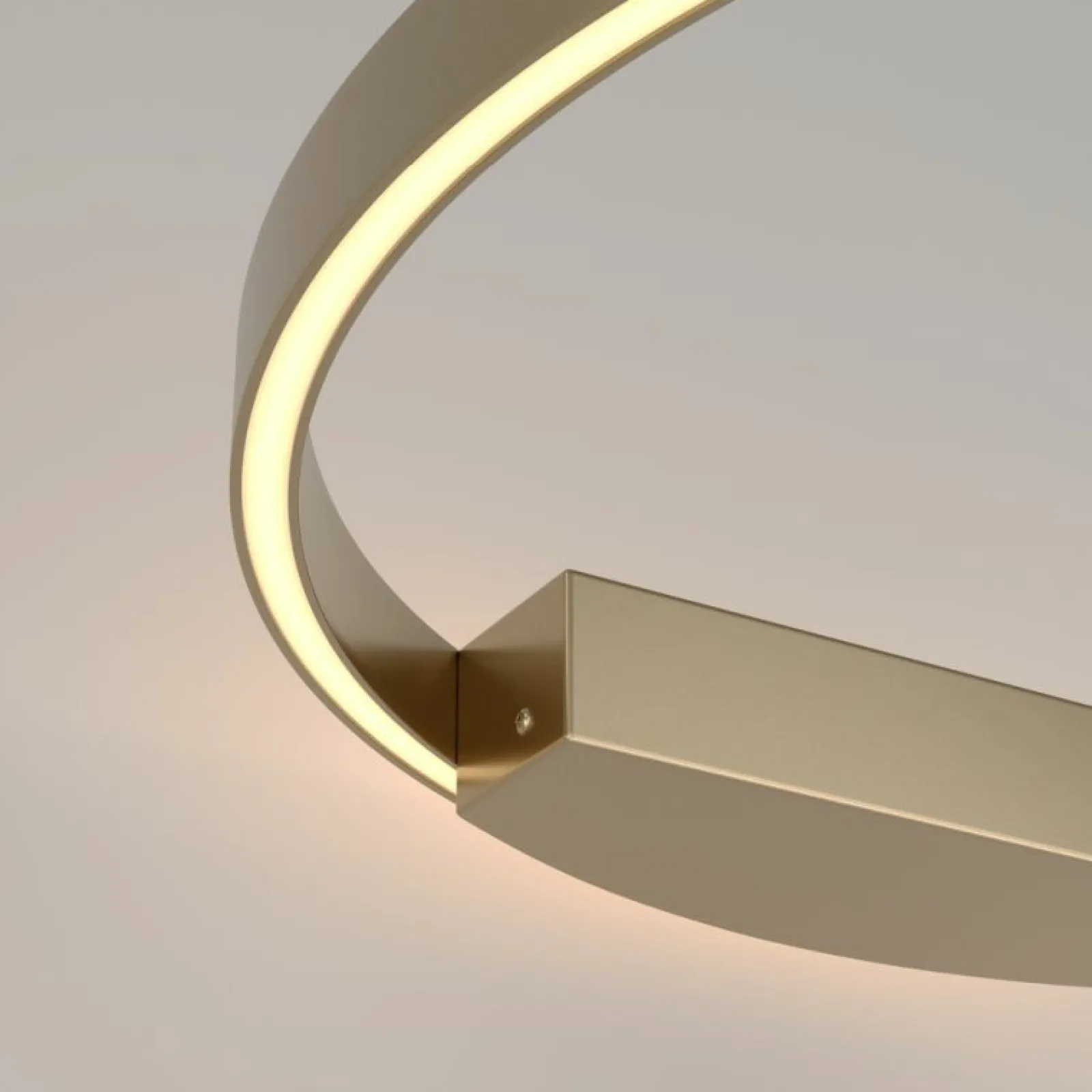 Sklep Kaja Kinkiet w złotym kolorze, średnica 60cm MOD058WL-L35BS3K z serii RIM* Lampy Led