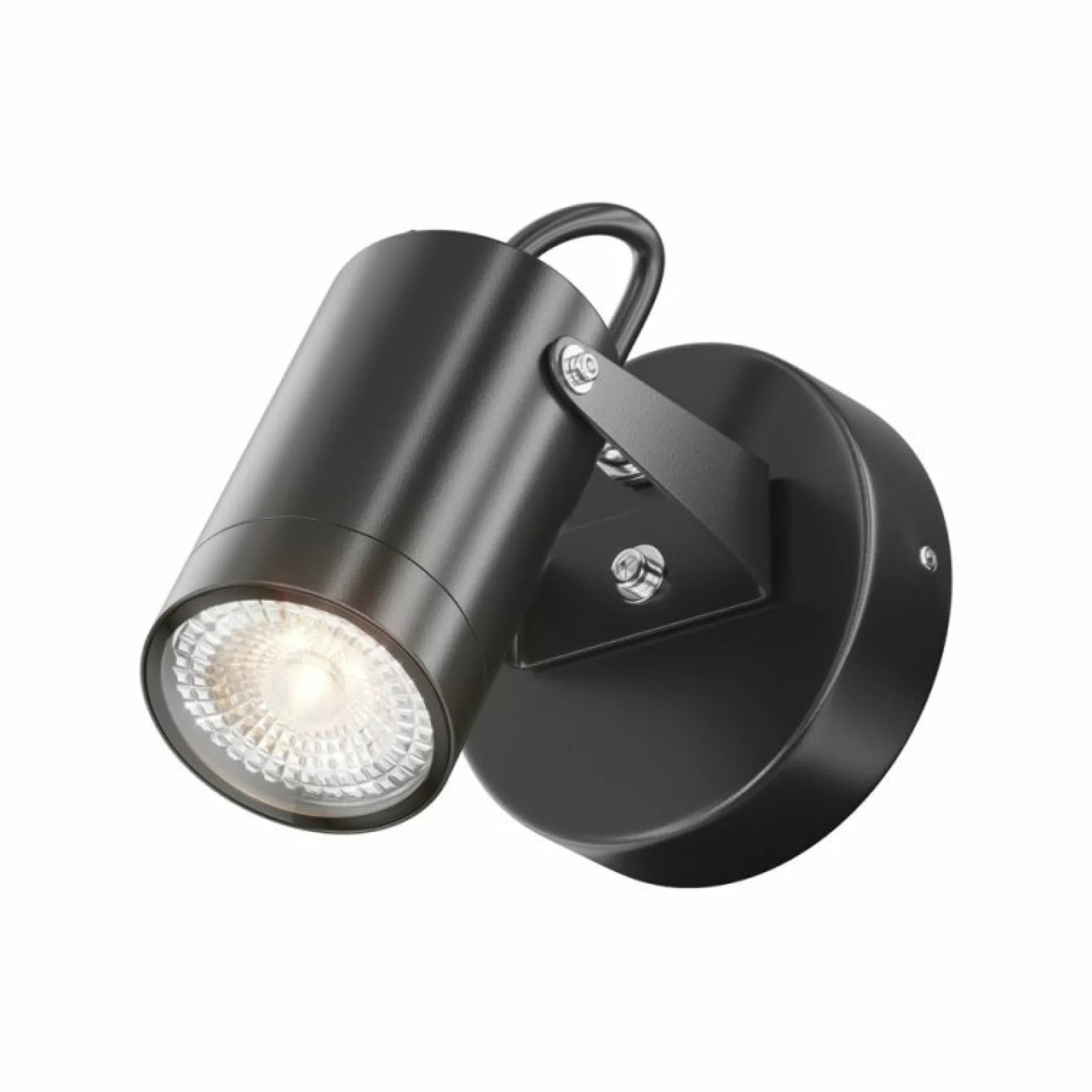 Sklep Kaja Klasyczna lampa ścienna w kształcie reflektorka O025WL-01B serii SCOPE* Kinkiety Ogrodowe