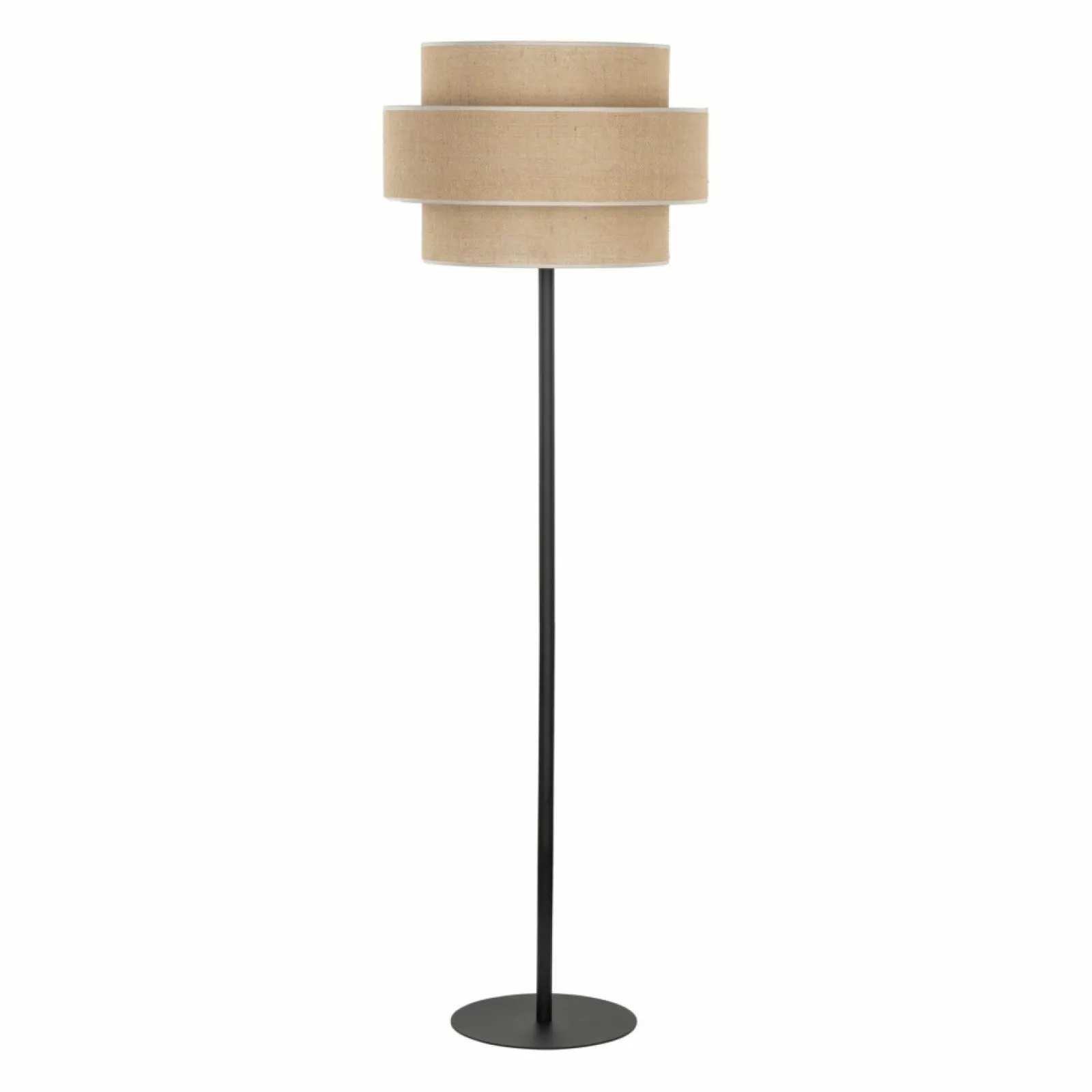 Sklep Kaja Klasyczna lampa podłogowa w stylu eco TK 5405 CALISTO JUTA | Kaja* Lampy Podłogowe Z Abażurem | Tradycyjne Lampy Podłogowe