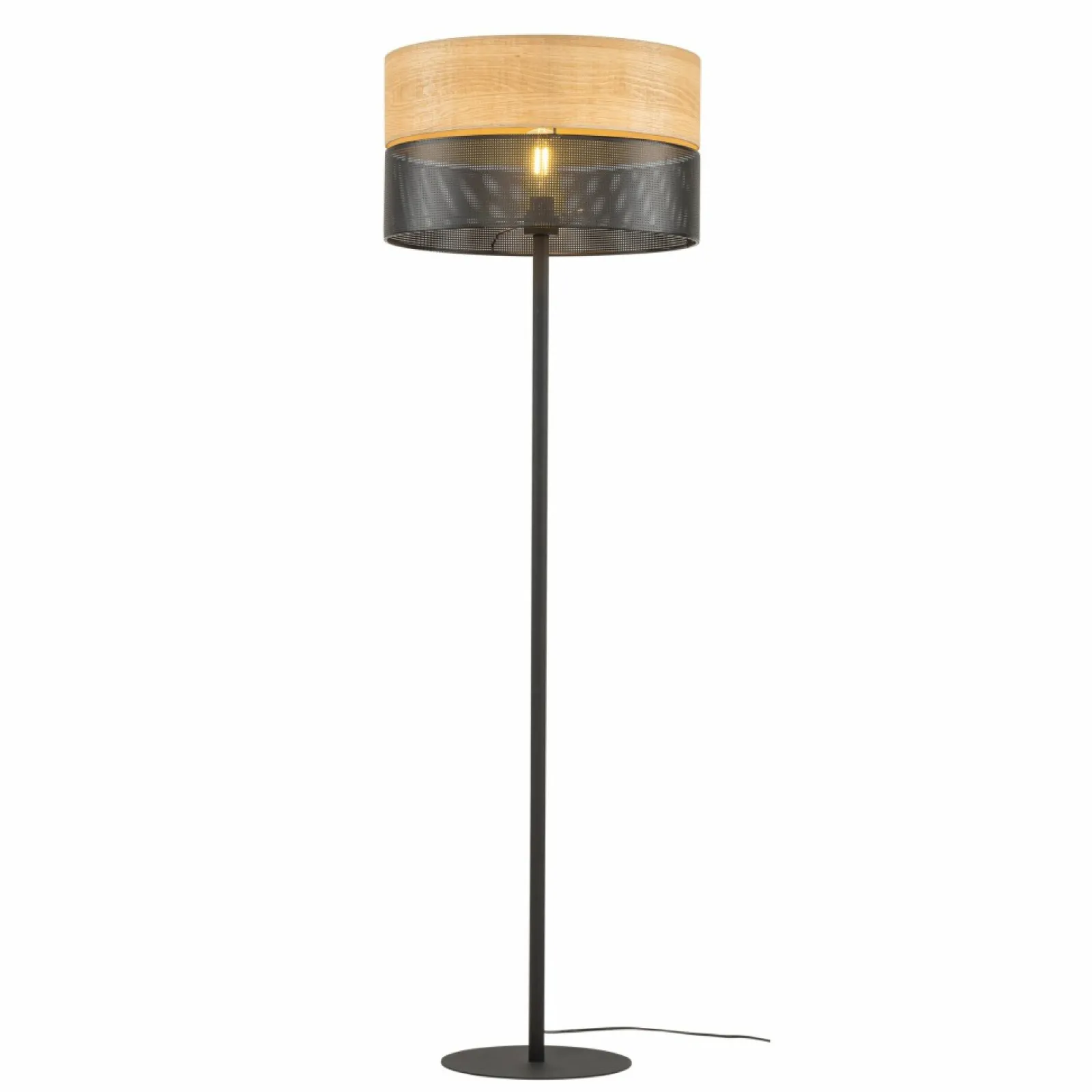 Sklep Kaja Klasyczna lampa podłogowa z abażurem boho TK 5123 z serii NICOL | Kaja* Lampy Podłogowe Z Abażurem