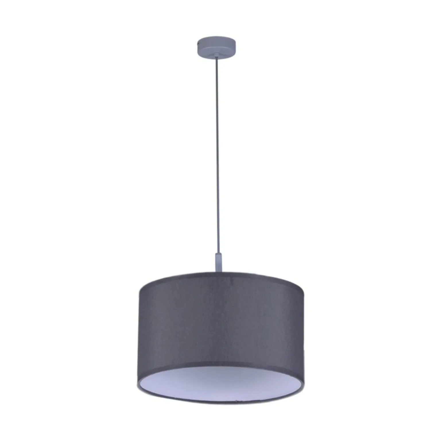 Outlet Klasyczna lampa wisząca z abażurem K-4340 SIMONE GRAY | Kaja Żyrandole Nowoczesne