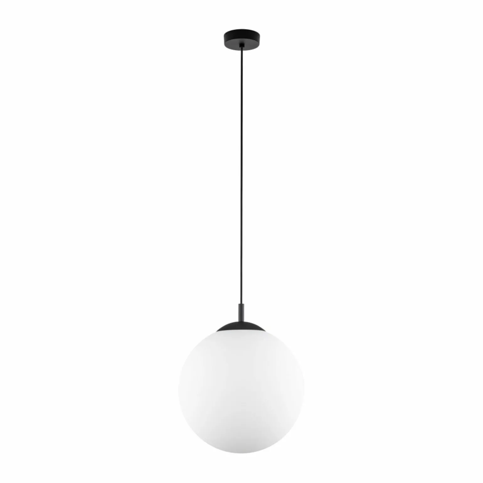 Outlet Klasyczna lampa wisząca z białą kulą ⌀35cm TK 5671 ESME WHITE | Kaja Żyrandole Nowoczesne