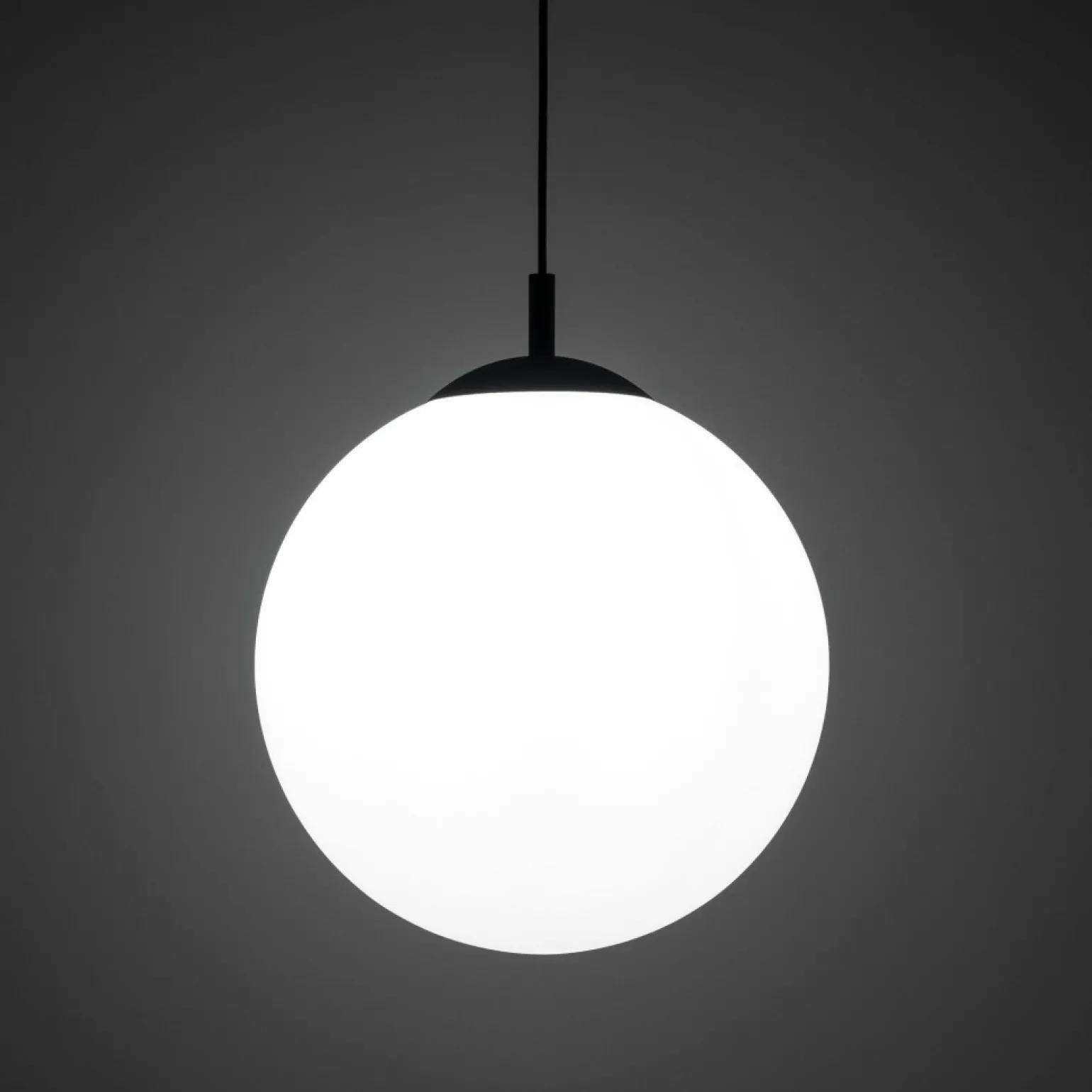 Outlet Klasyczna lampa wisząca z białą kulą ⌀35cm TK 5671 ESME WHITE | Kaja Żyrandole Nowoczesne