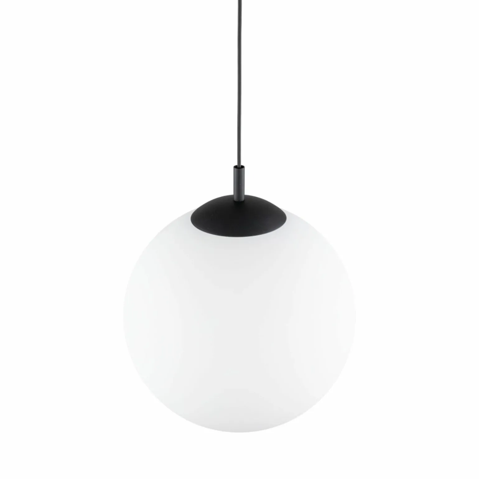 Outlet Klasyczna lampa wisząca z białą kulą ⌀35cm TK 5671 ESME WHITE | Kaja Żyrandole Nowoczesne