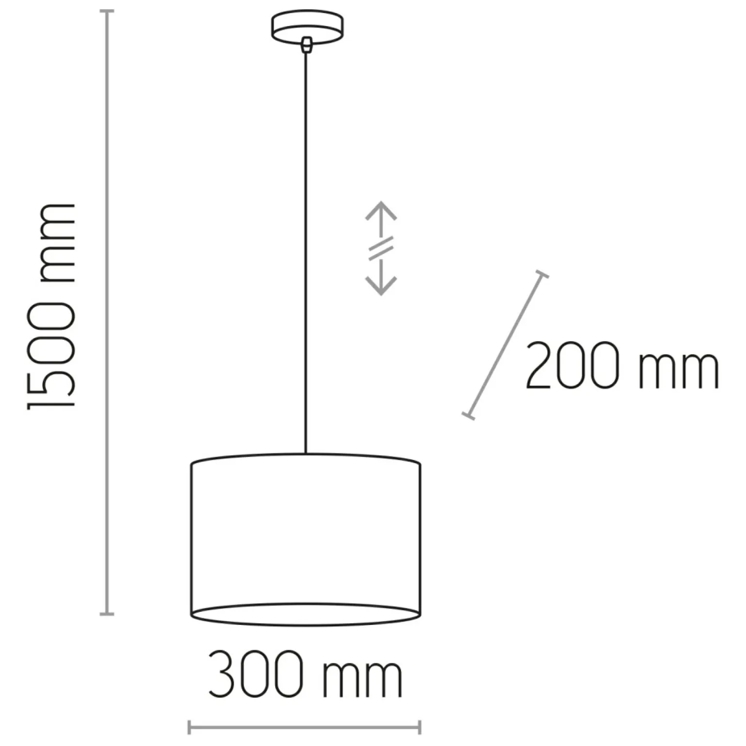 Hot Klasyczna lampa wisząca z jutowym abażurem TK 6580 JUTA | Kaja Żyrandole Nowoczesne
