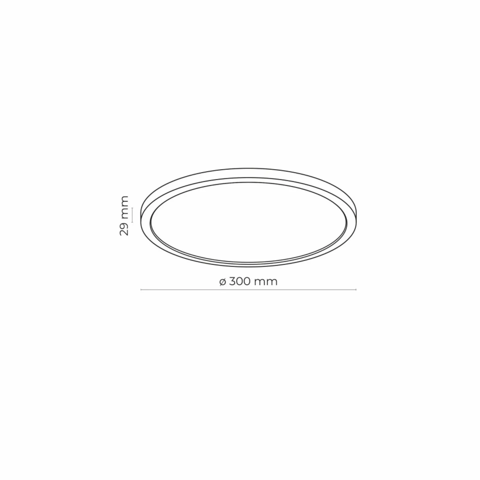 Sklep Kaja Klasyczny plafon sufitowy ze zintegrowanym LED-em TK 6900 z serii AQUA* Lampy Led | Plafony Nowoczesne