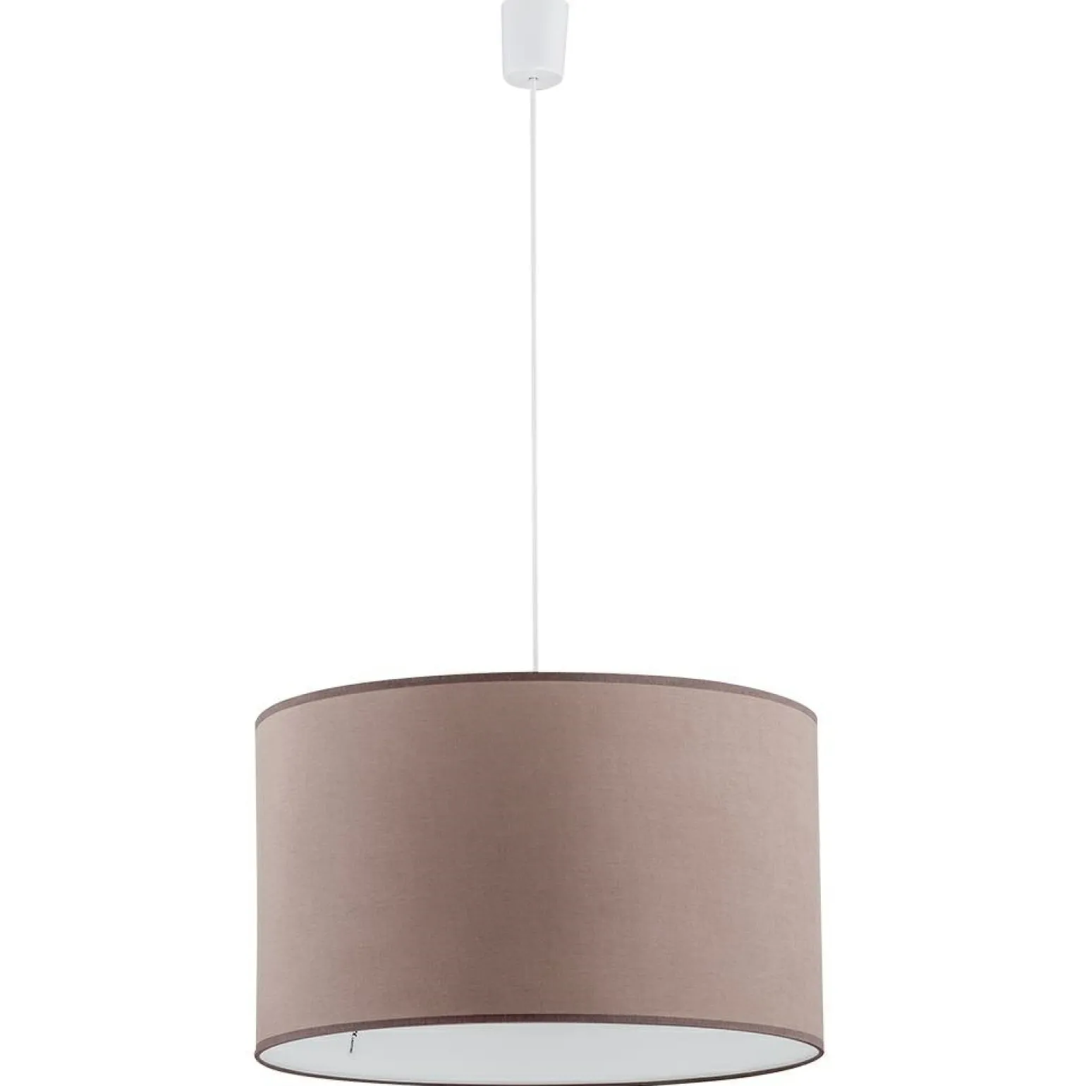 Best Sale Klasyczny żyrandol z beżowym abażurem ⌀30cm TK 3466 z serii RONDO Żyrandole Nowoczesne