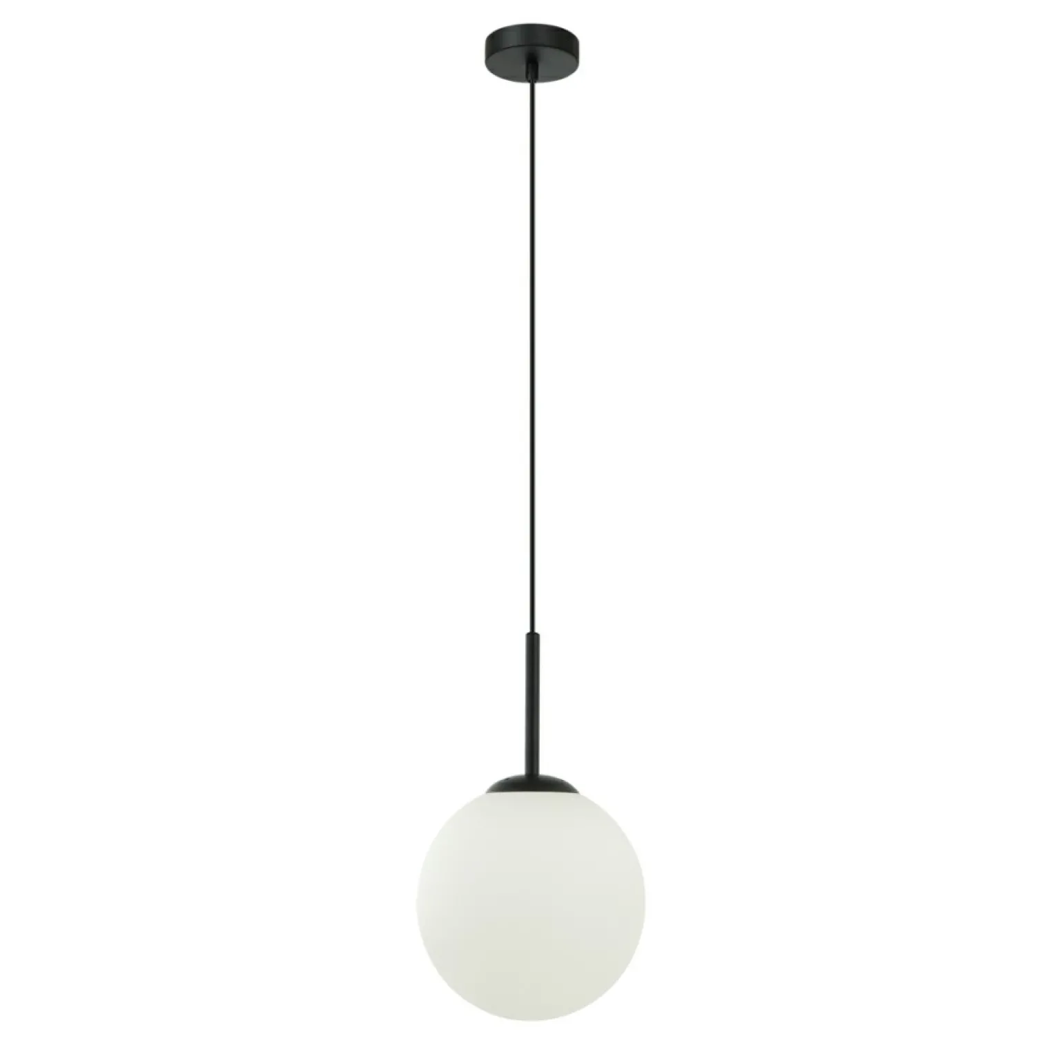 Cheap Klasyczny zwis z okrągłym kloszem PND-5578-1S-BK DEORE | Kaja Żyrandole Nowoczesne