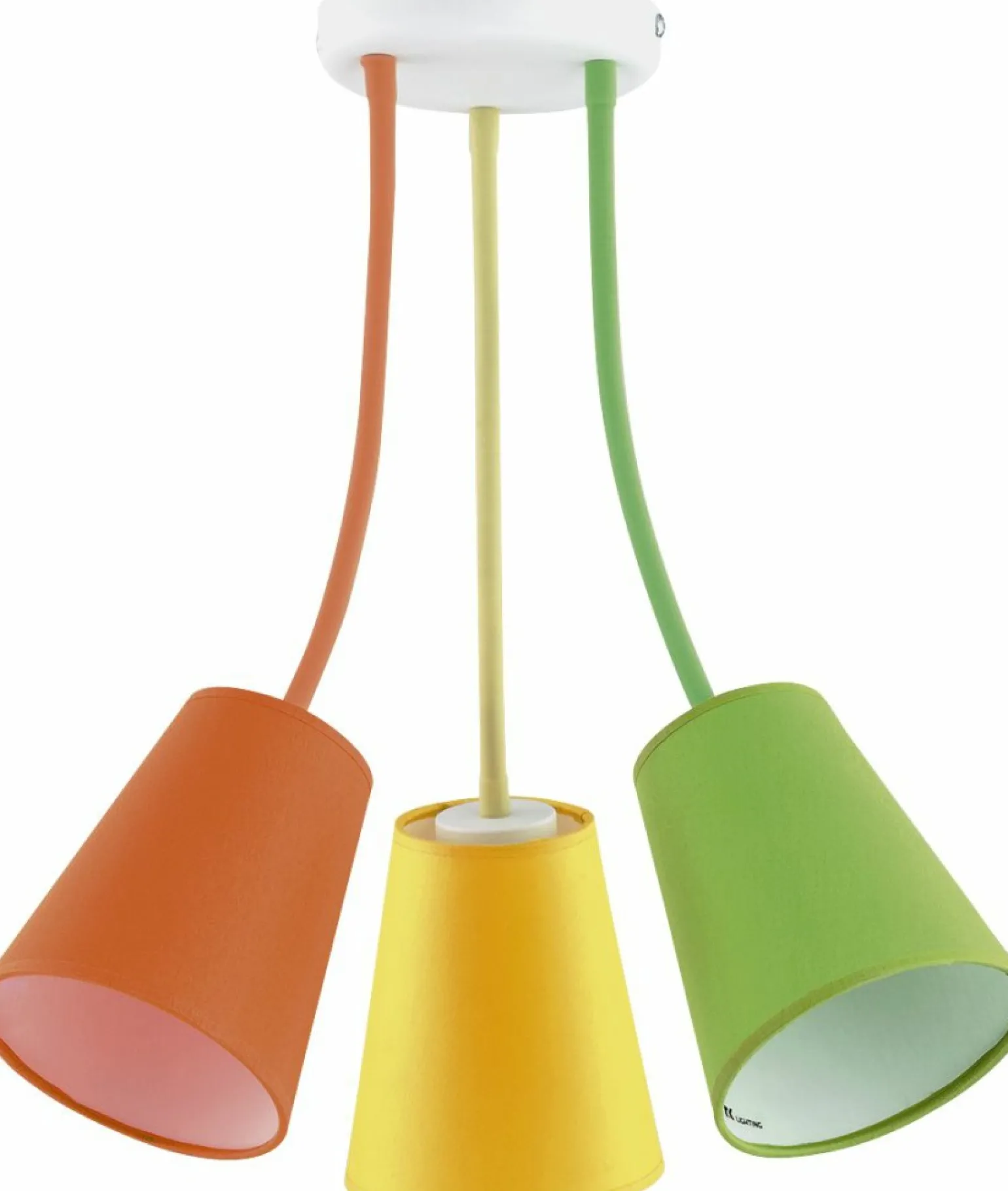 Discount Kolorowa lampa do pokoju dziecka TK 2106 WIRE COLOUR | Kaja Żyrandole Nowoczesne