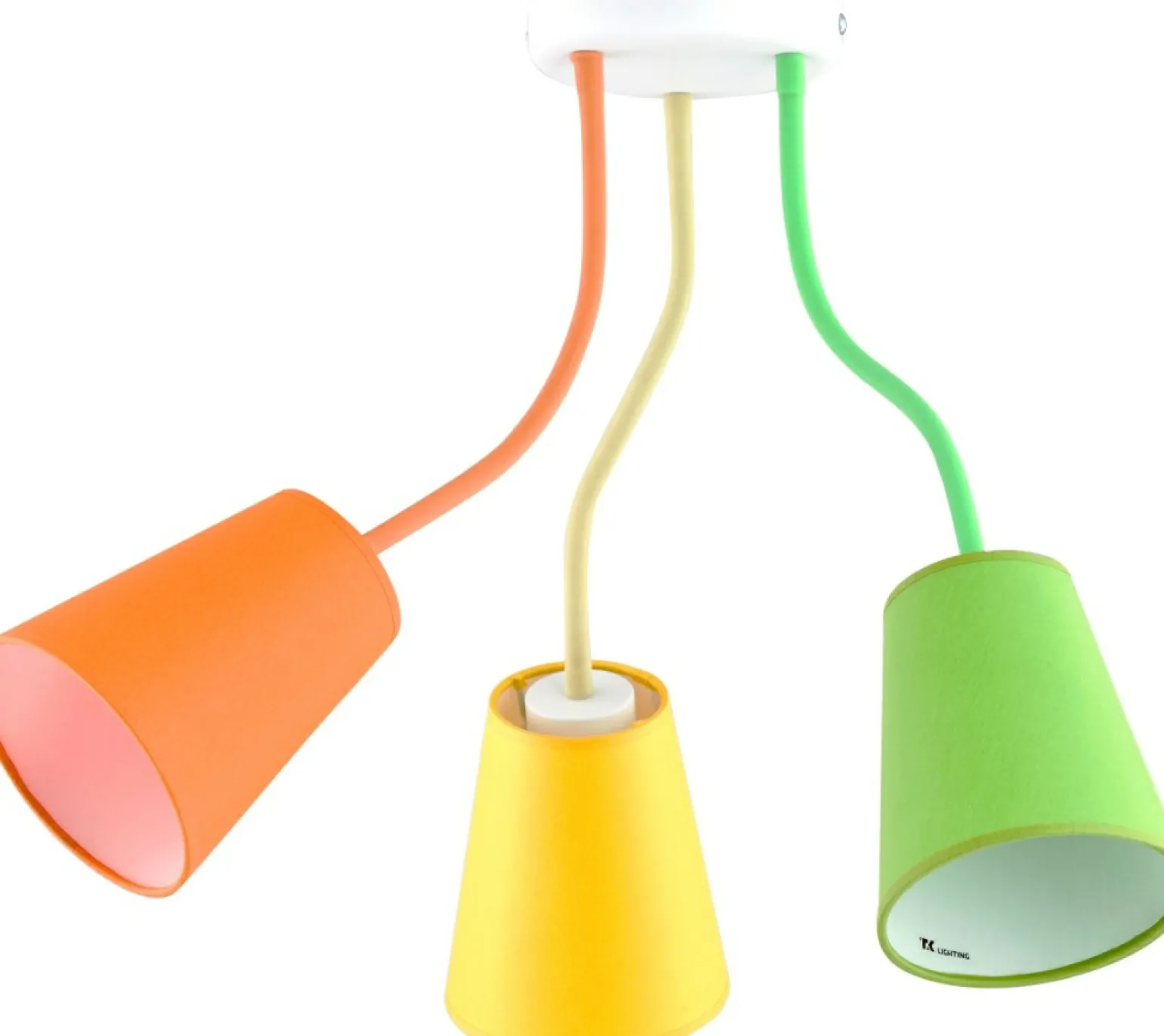 Discount Kolorowa lampa do pokoju dziecka TK 2106 WIRE COLOUR | Kaja Żyrandole Nowoczesne