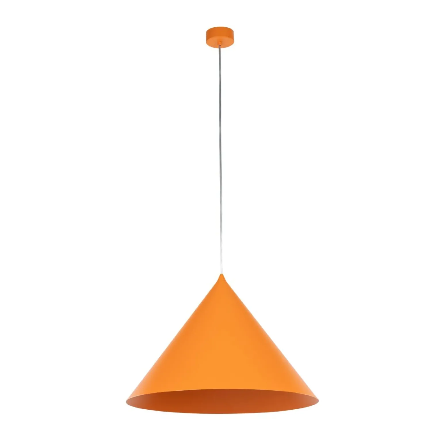 Sale Kolorowa lampa wisząca do kuchni TK 10088 CONO ORANGE | Kaja Żyrandole Nowoczesne