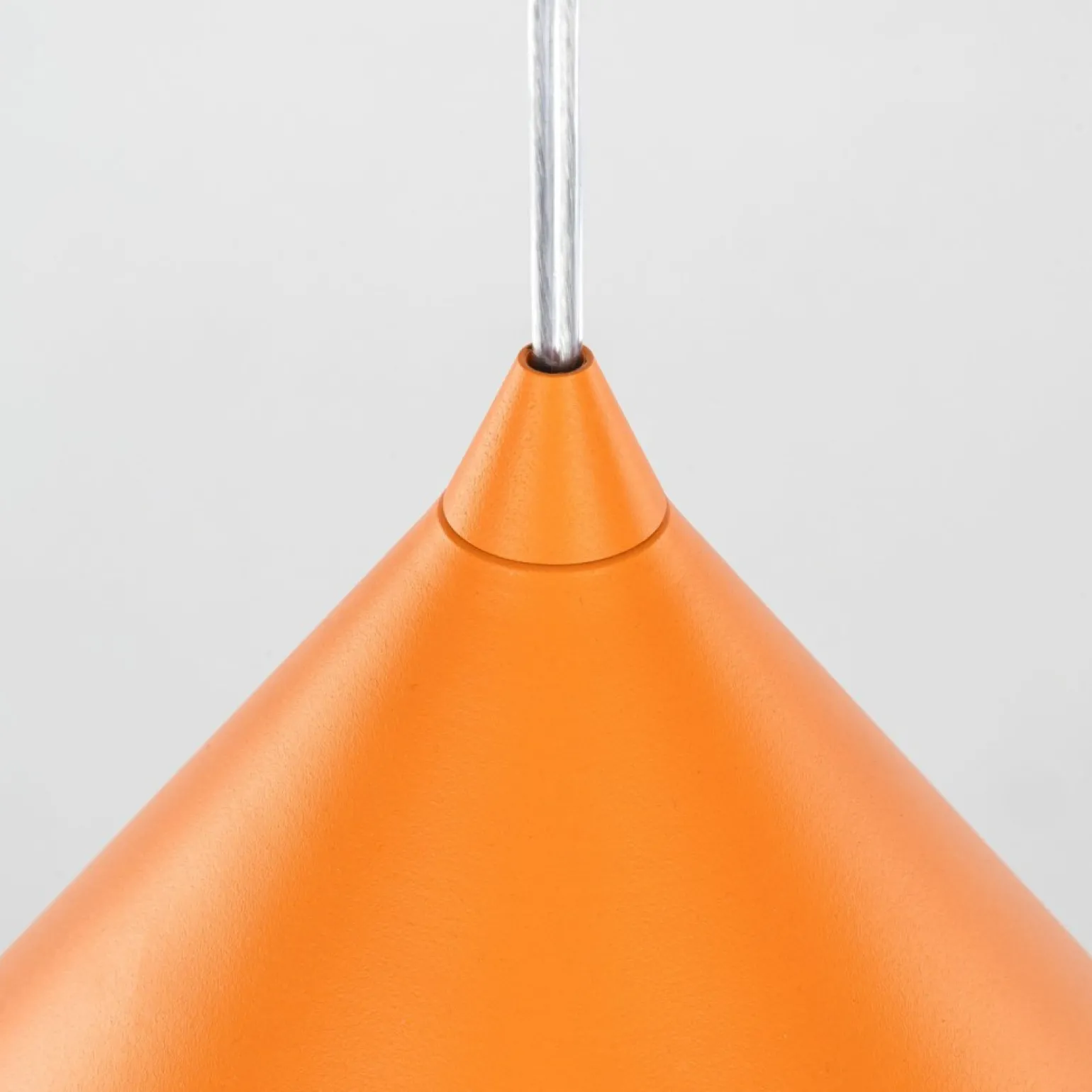 Sale Kolorowa lampa wisząca do kuchni TK 10088 CONO ORANGE | Kaja Żyrandole Nowoczesne