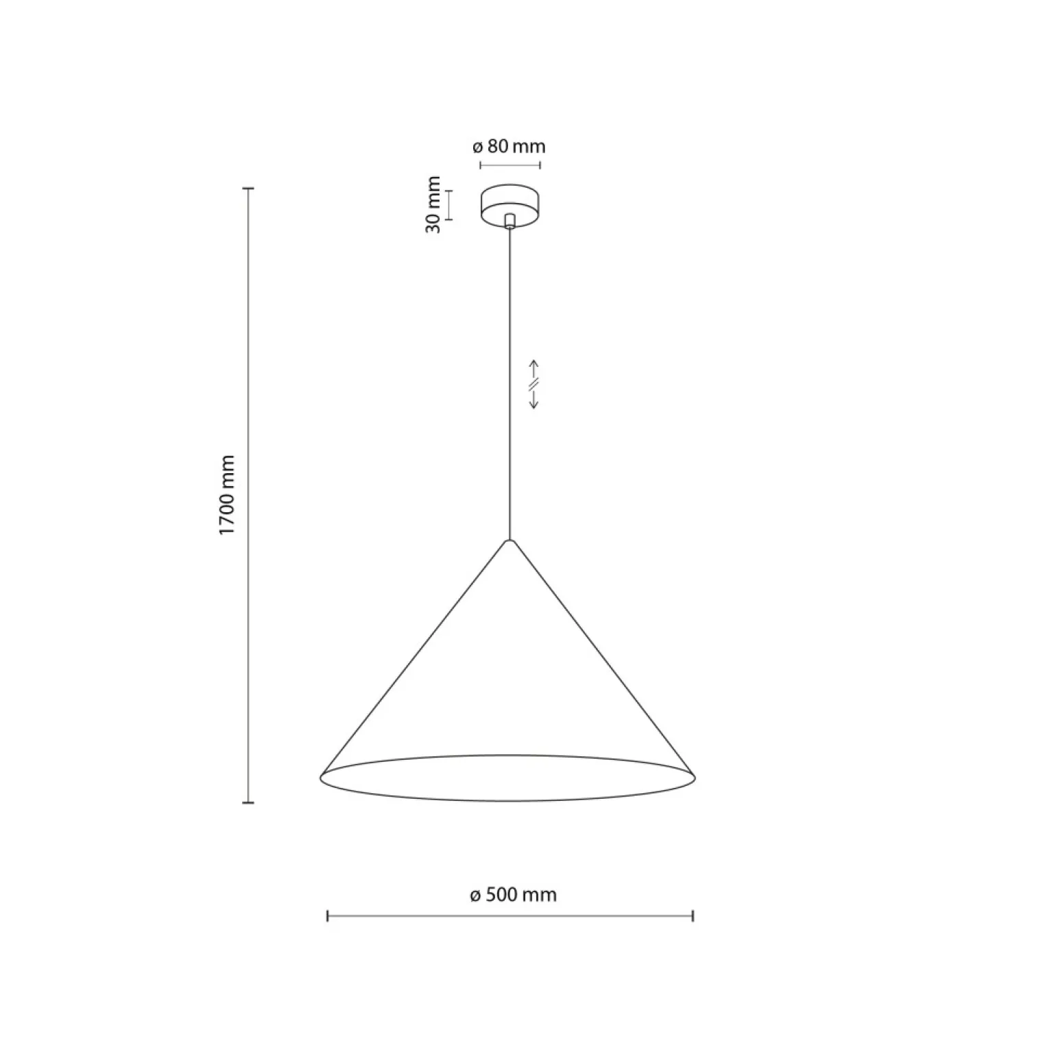 Sale Kolorowa lampa wisząca do kuchni TK 10088 CONO ORANGE | Kaja Żyrandole Nowoczesne