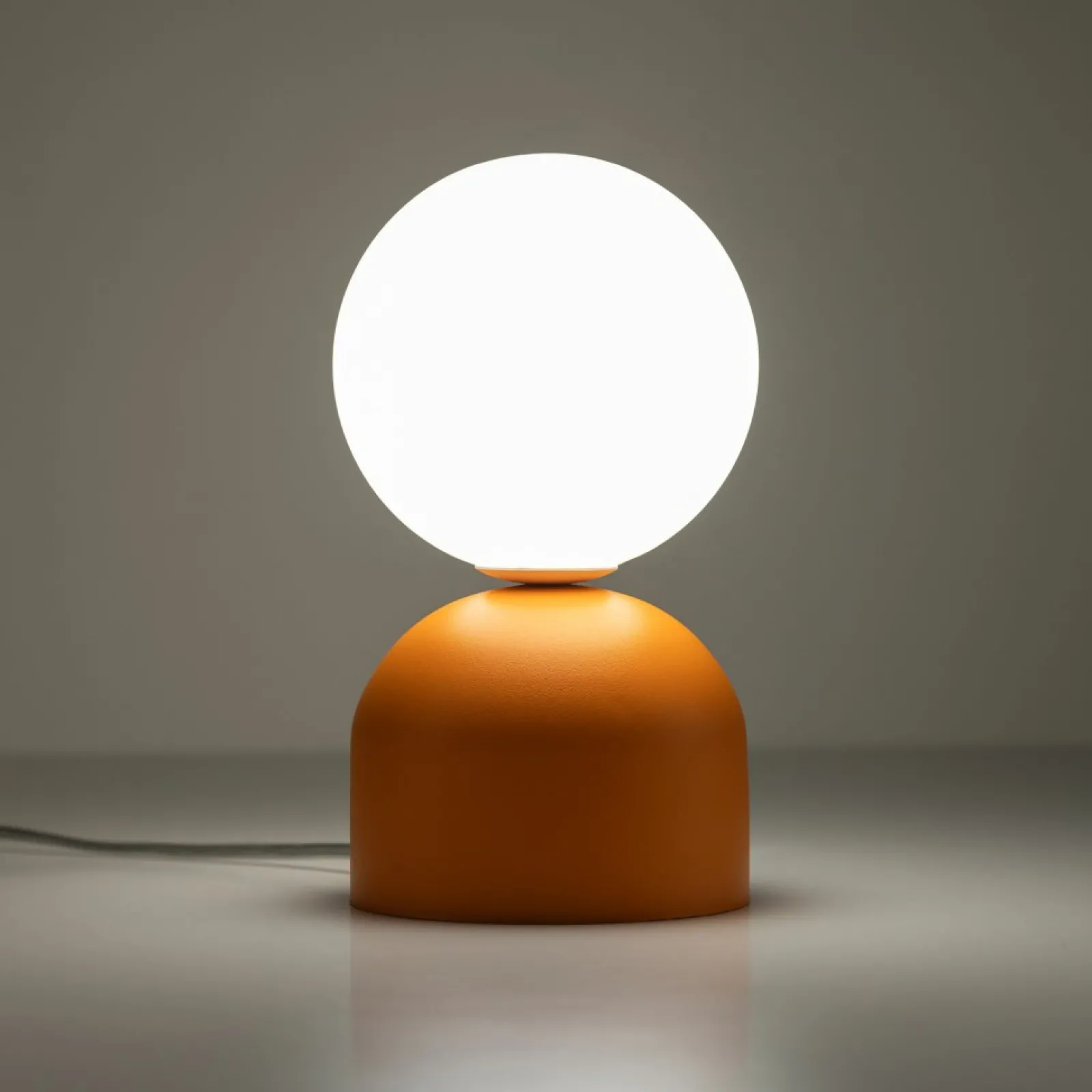 Sklep Kaja Kolorowa lampka do pokoju dziecięcego TK 16041 MIKI ORANGE | Kaja* Nowoczesne Lampki Stołowe