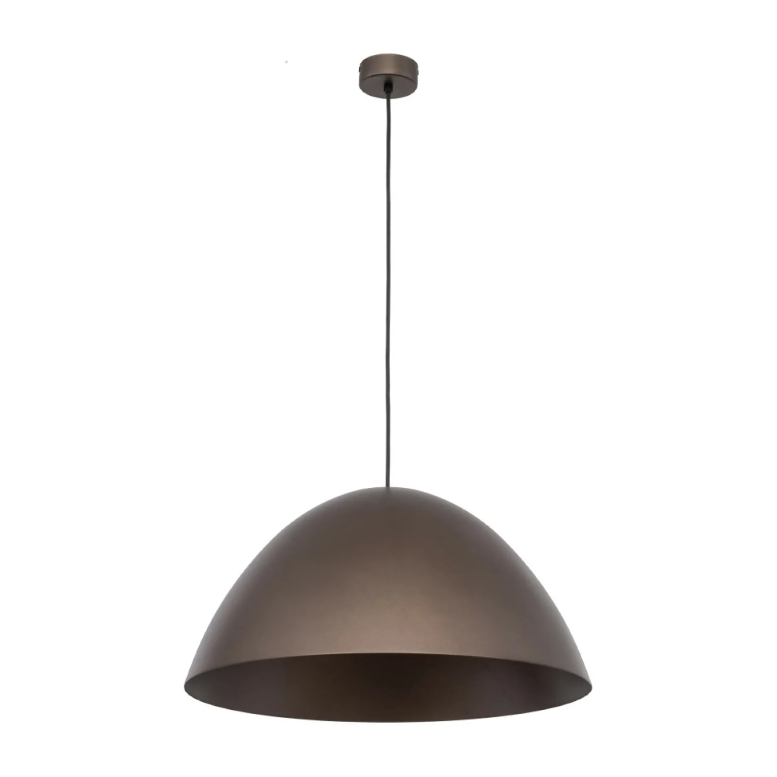Hot Kopułowa, brązowa lampa wisząca do kuchni TK 4509 FARO | Kaja Żyrandole Nowoczesne