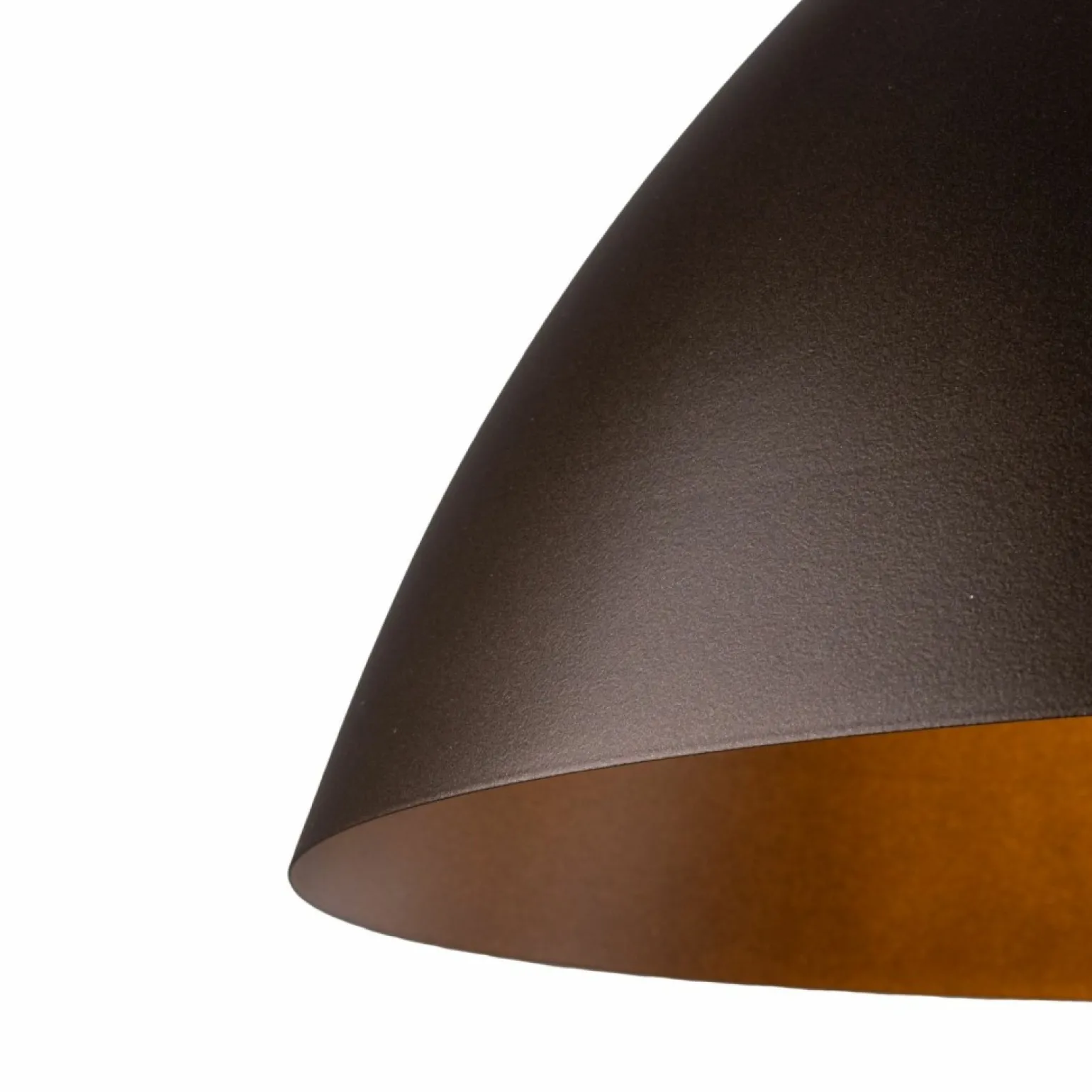 Hot Kopułowa, brązowa lampa wisząca do kuchni TK 4509 FARO | Kaja Żyrandole Nowoczesne