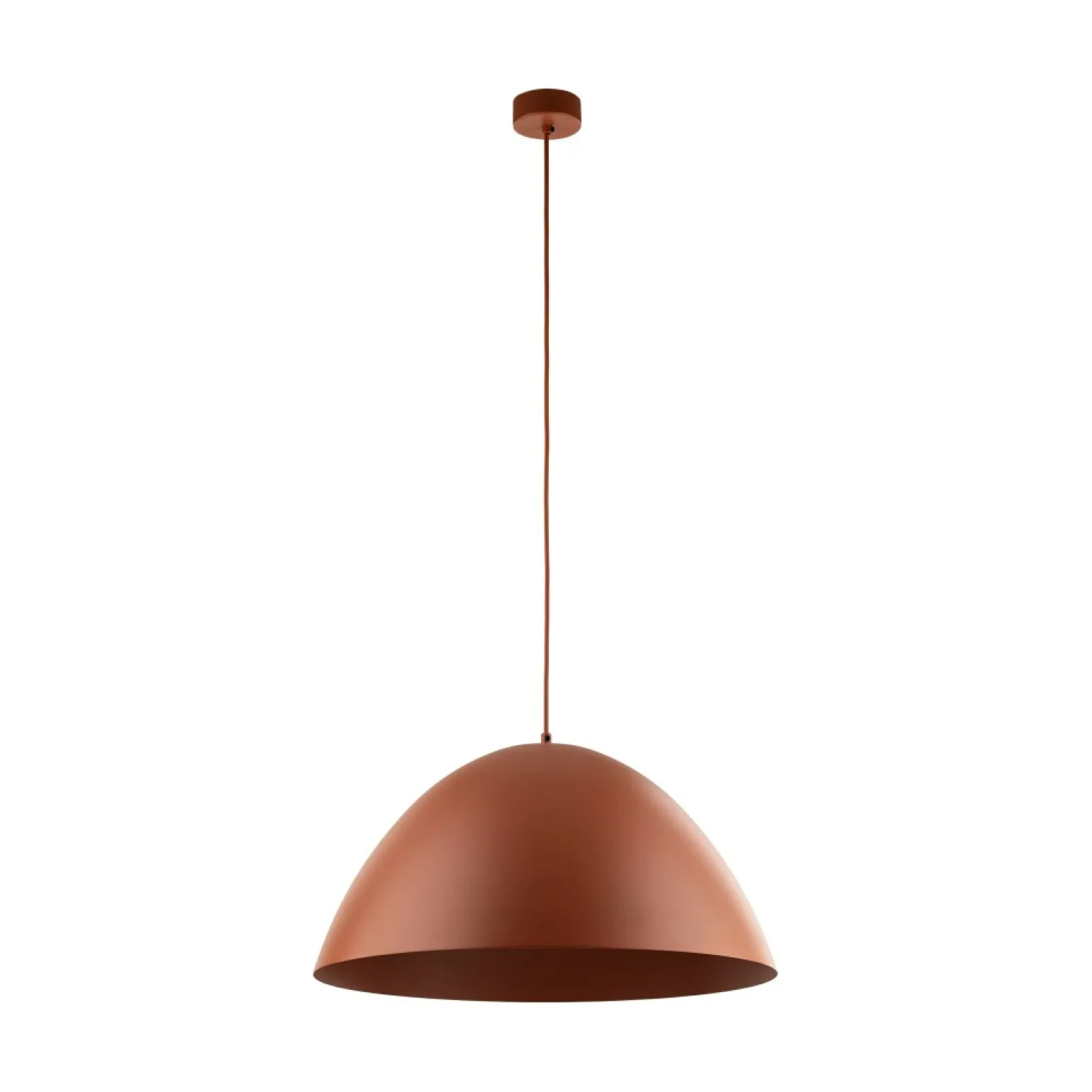Best Sale Kopułowy zwis w kolorze ceglanym TK 10260 FARO BRICK | Kaja Żyrandole Nowoczesne