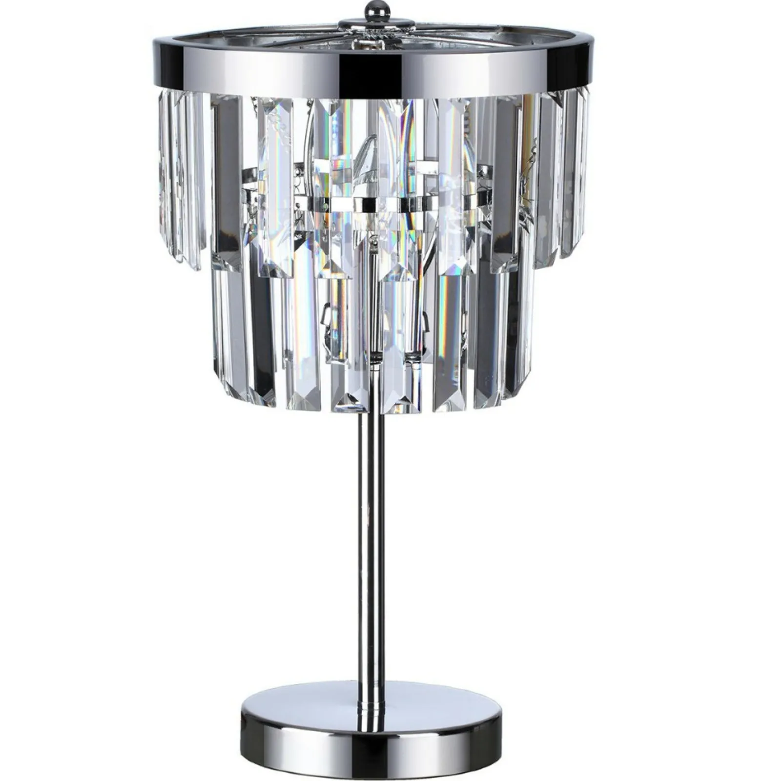 Sklep Kaja Kryształowa lampka stołowa glamour LP-2910/1T VETRO | Kaja Oświetlenie* Nowoczesne Lampki Stołowe