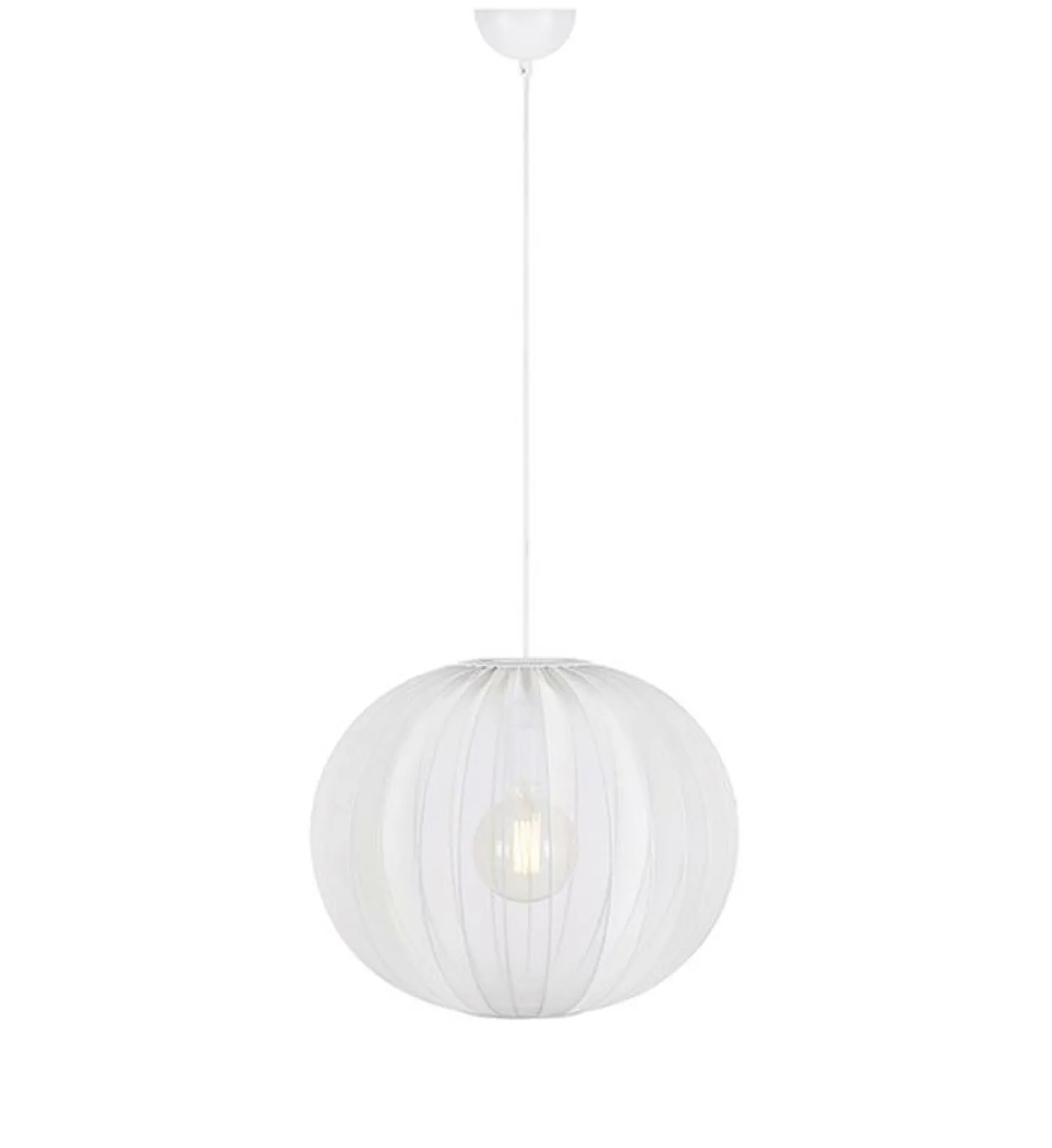 New Kulista lampa lampion z białym abażurem 108792 FLORENCE | Kaja Żyrandole Nowoczesne
