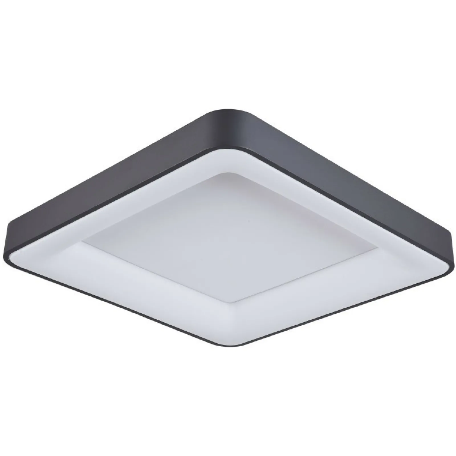 Sklep Kaja Kwadratowy, ledowy plafon 60cm 4000K 5304-850SQC-BK-4 z serii GIACINTO* Lampy Led | Plafony Nowoczesne