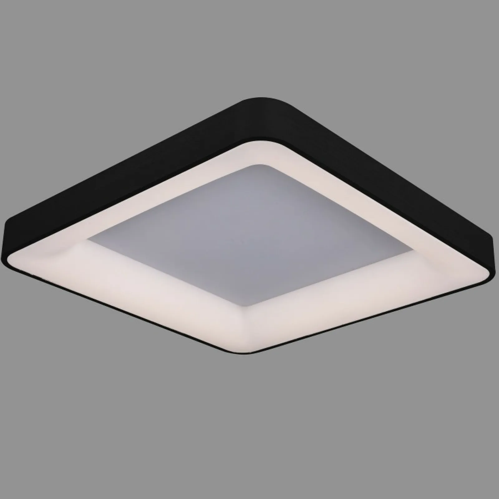 Sklep Kaja Kwadratowy, ledowy plafon 60cm 4000K 5304-850SQC-BK-4 z serii GIACINTO* Lampy Led | Plafony Nowoczesne