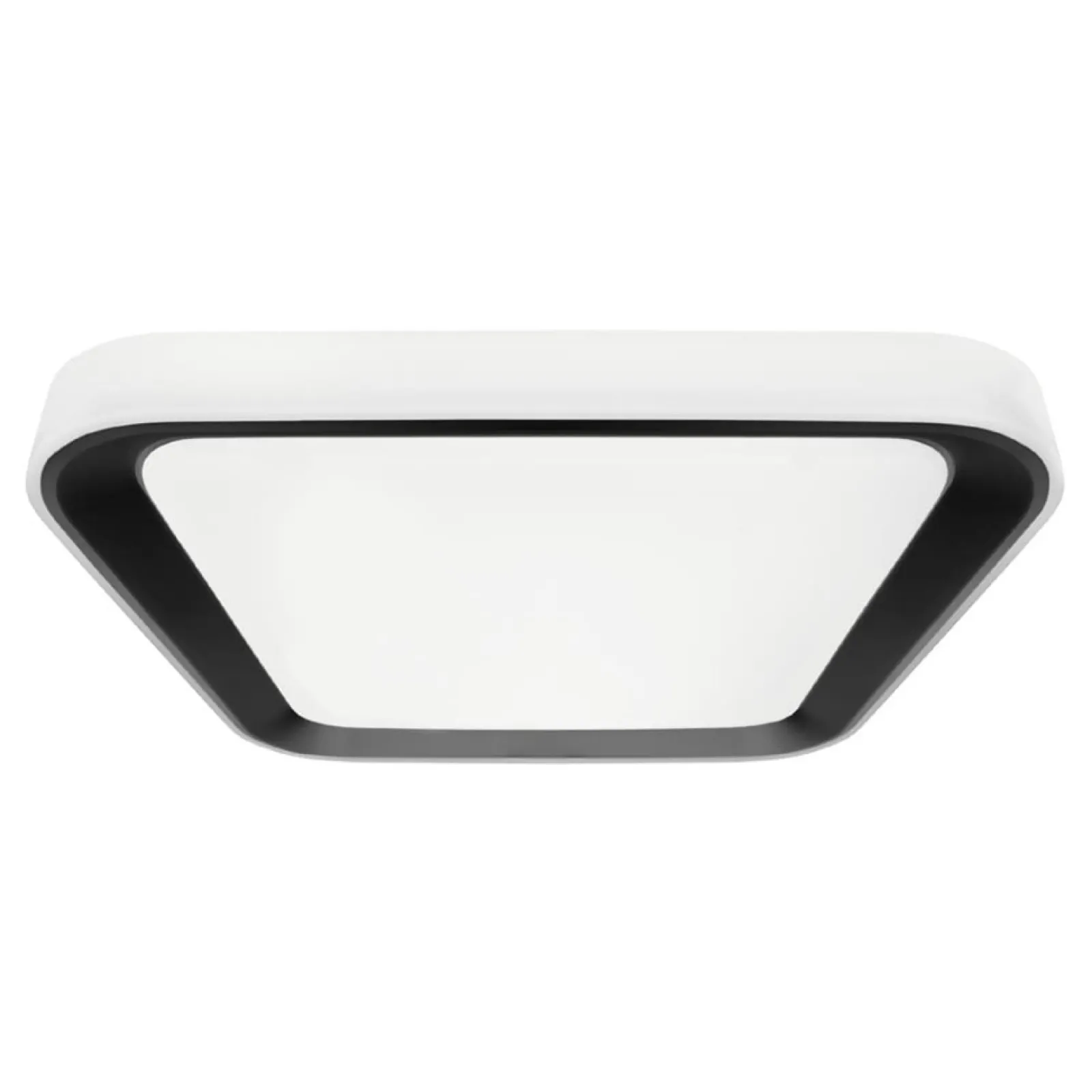 Sklep Kaja Kwadratowy plafon sufitowy, biało-czarny ML7929 z serii QUADRO | Kaja Oświetleni* Plafony Nowoczesne | Lampy Led
