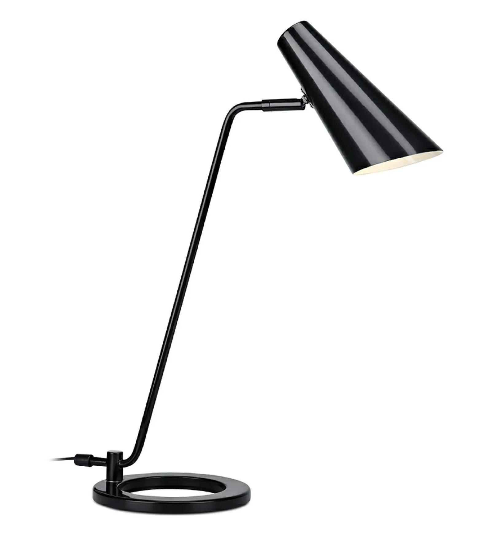 Sklep Kaja Lampa biurkowa w kolorze czarnym z kloszem 106781 | Kaja Oświetlenie* Lampki Biurkowe