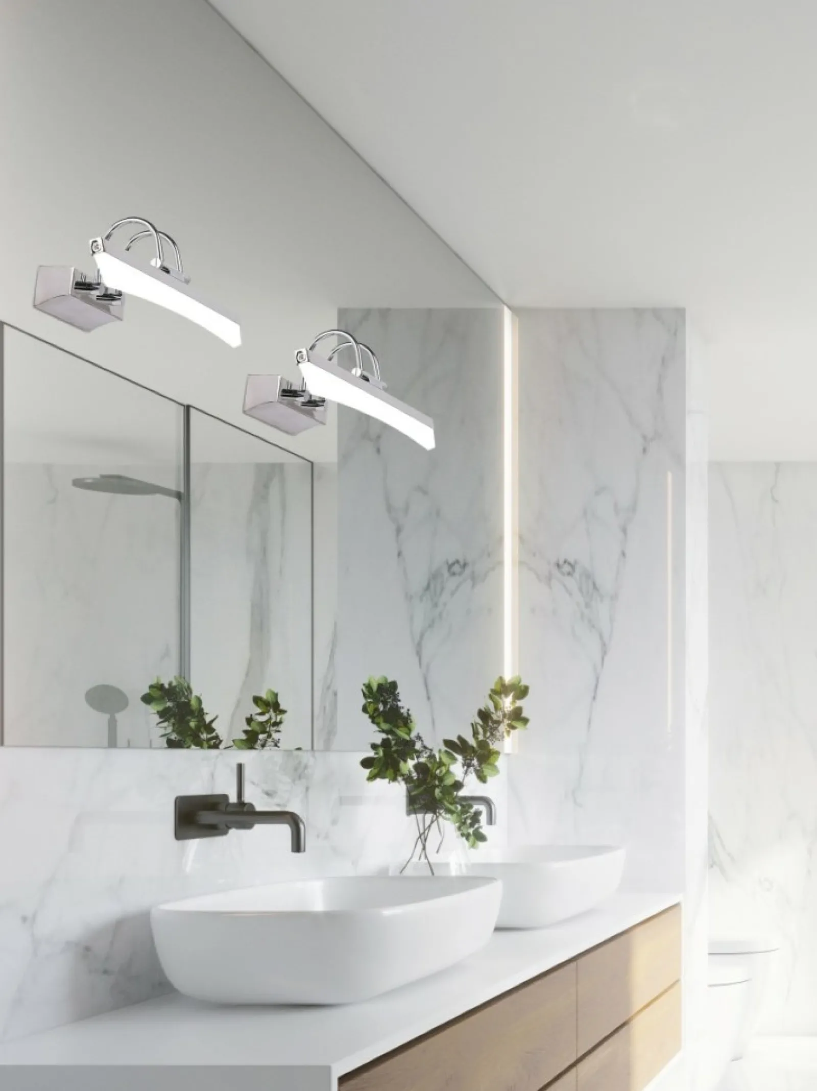 Sklep Kaja Lampa ścienna LED nad lustro łazienkowe 20-32621 GLORY | Kaja* Lampy Led | Kinkiety Tradycyjne