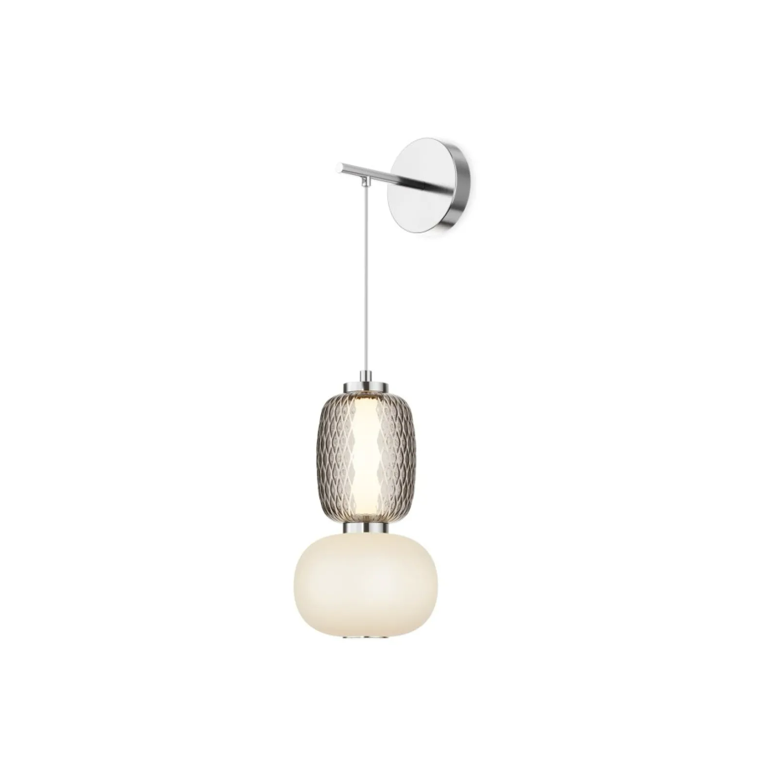 Sklep Kaja Lampa ścienna w nowoczesnym wydaniu MOD267WL-L18CH3K z serii PATTERN* Lampy Led