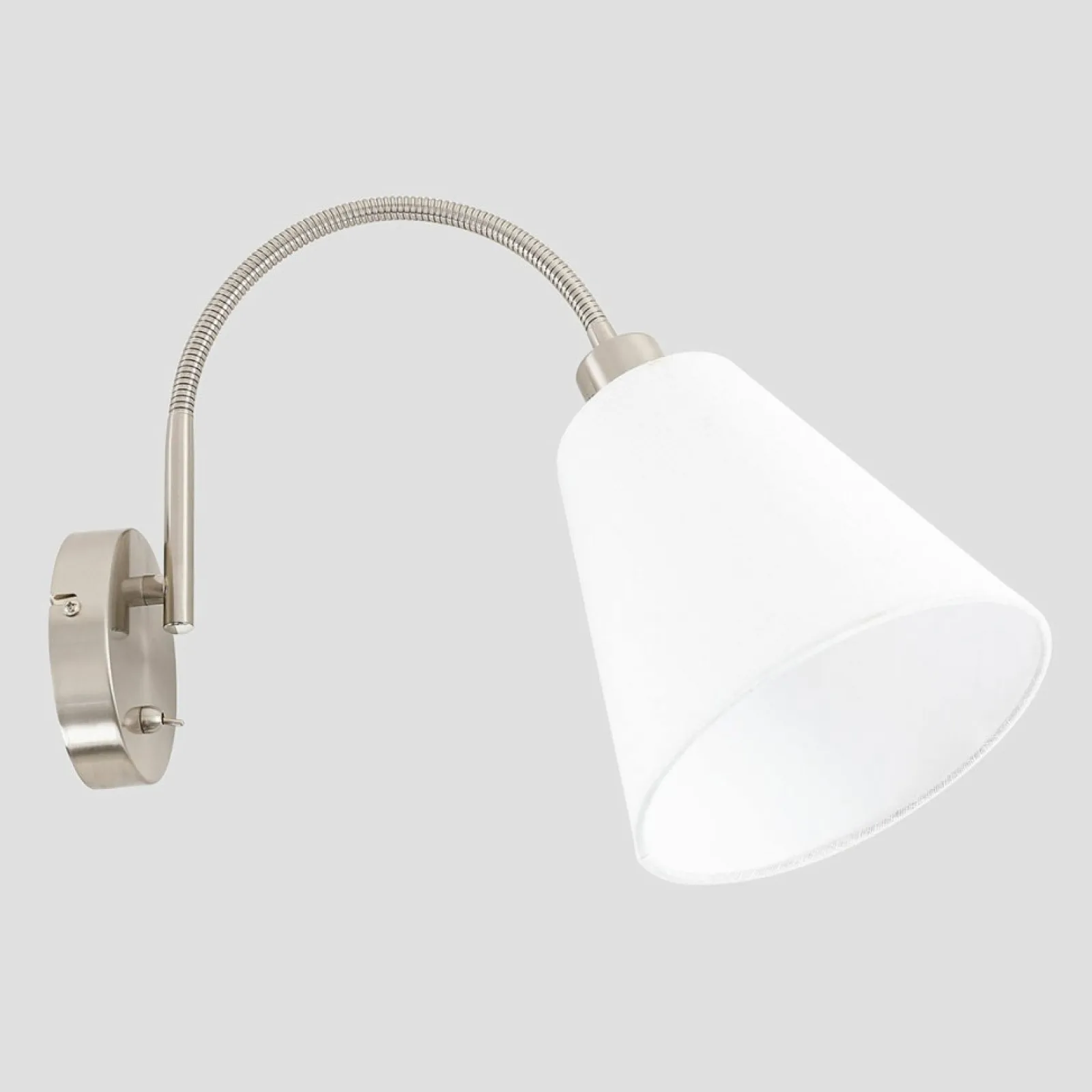 Sklep Kaja Lampa ścienna z m abażurem WL-76382-1-WH TONIA | Kaja Oświetlenie* Kinkiety Tradycyjne