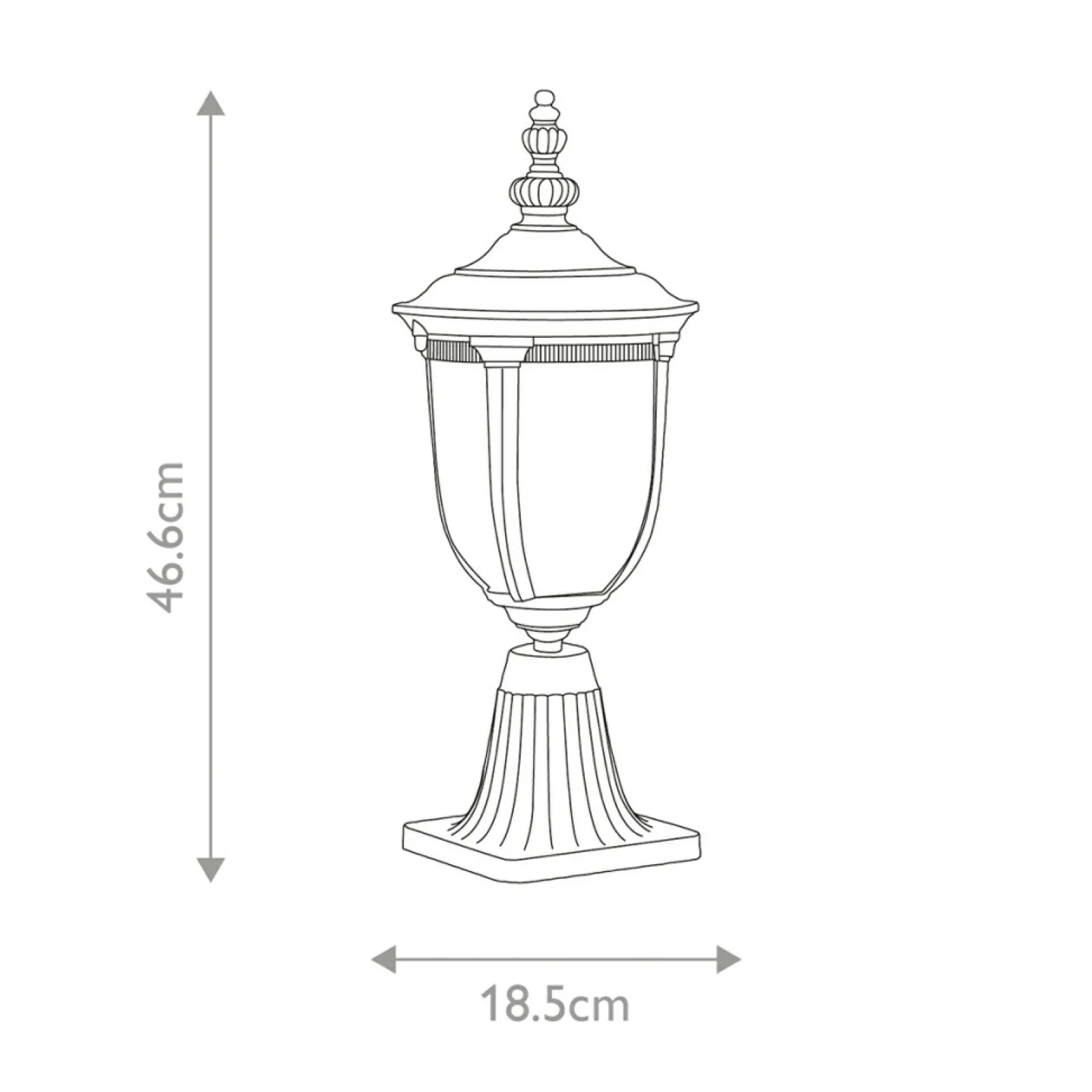 Sklep Kaja Lampa cokołowa, niska, stojąca CL3-S z serii CLEVELAND* Lampy Ogrodowe Stojące