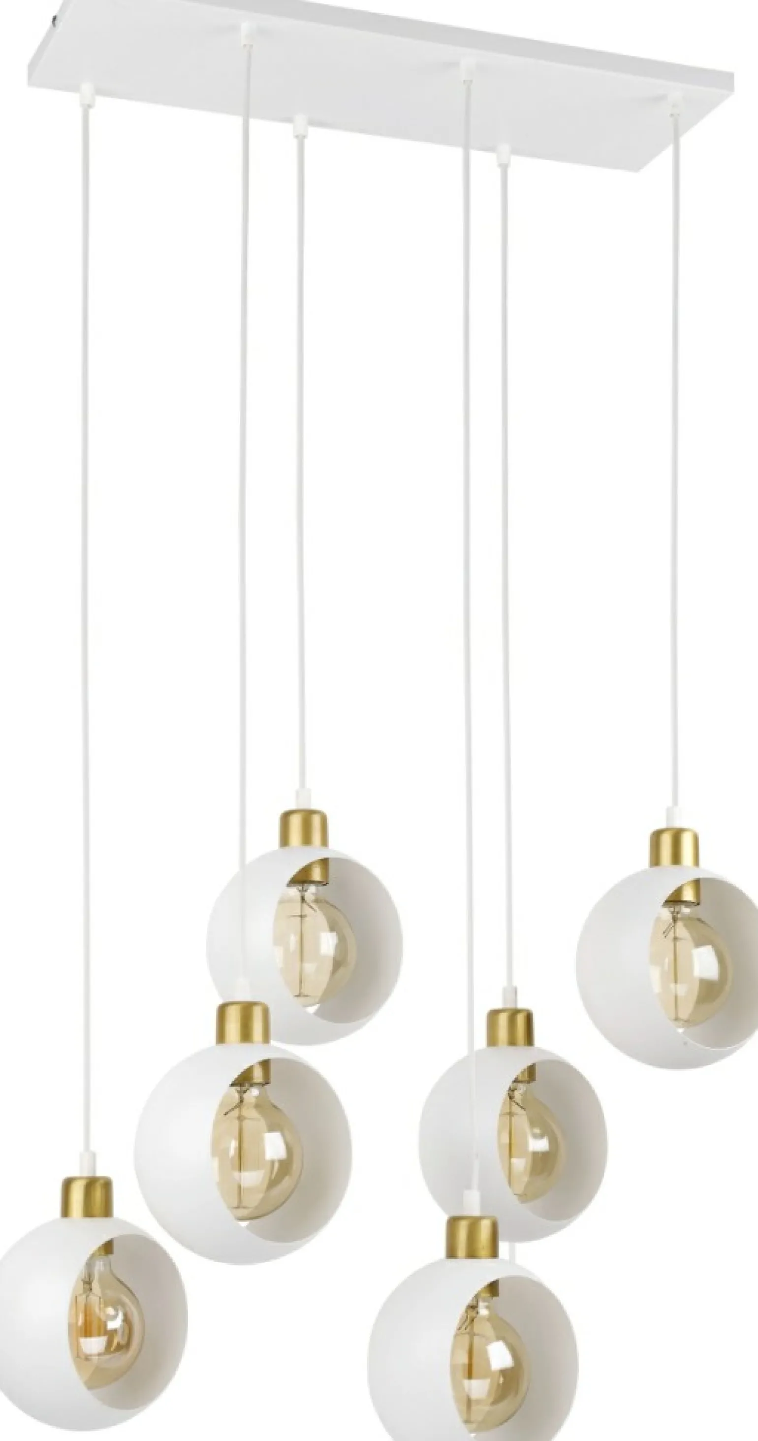 Flash Sale Lampa do skandynawskiego salonu TK 2746 CYKLOP WHITE | Kaja Żyrandole Nowoczesne