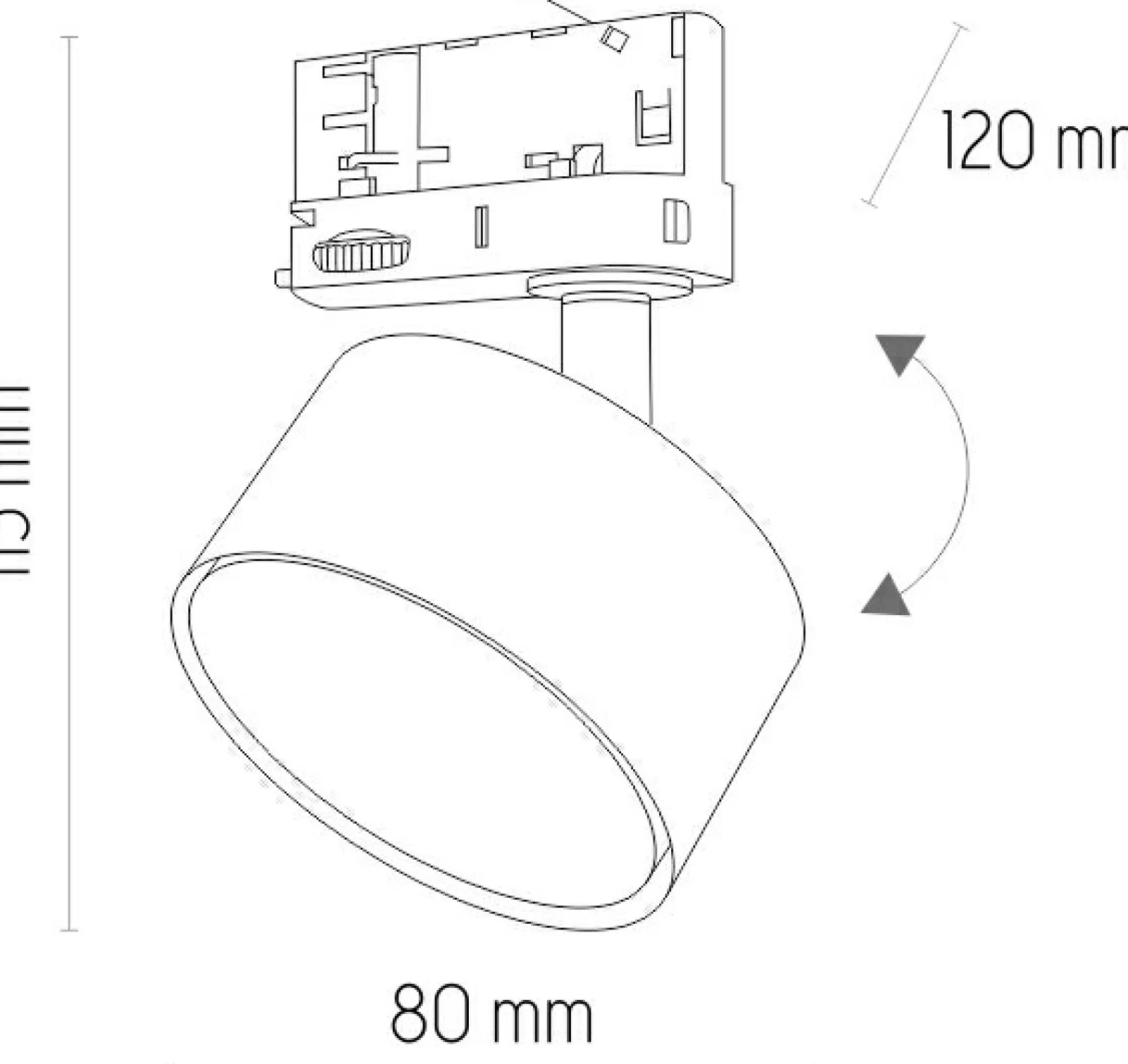 Sklep Kaja Lampa do szynoprzewodu 3-fazowego TK 6061 TRACER | Kaja Oświetlenie* Szynoprzewody Natynkowe