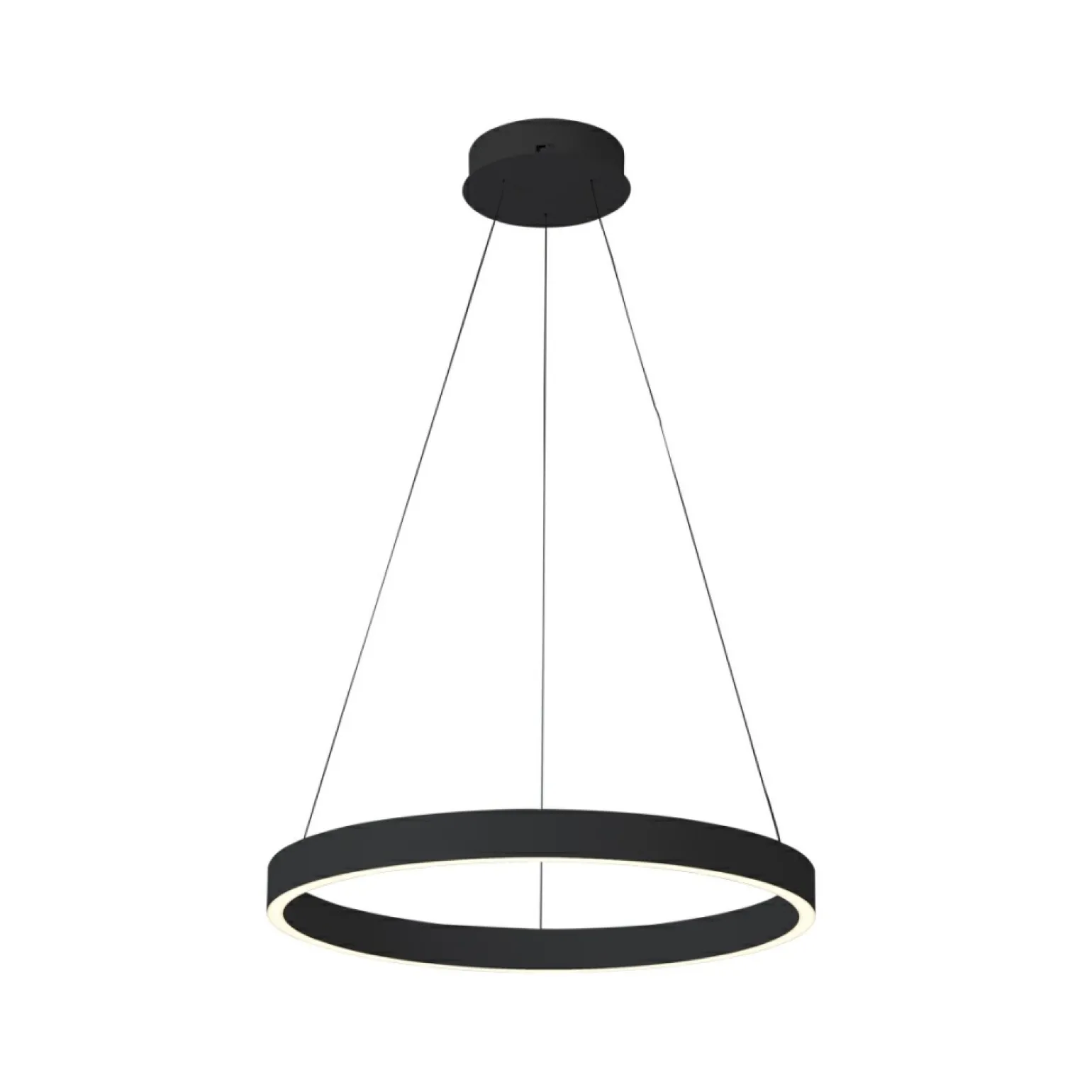 Outlet Lampa LED ⌀60 PND-56215-060RPC-BK-3KS4K-TRDIMM BRASCO DOWN | Kaja Żyrandole Nowoczesne